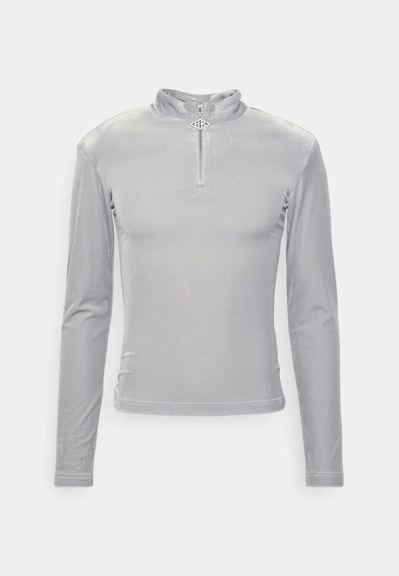 Han Kjobenhavn !DS! SS22 Han Kjobenhavn Half Zip Sharp Grey Long Sleeve Size US M / EU 48-50 / 2 - 5 Thumbnail