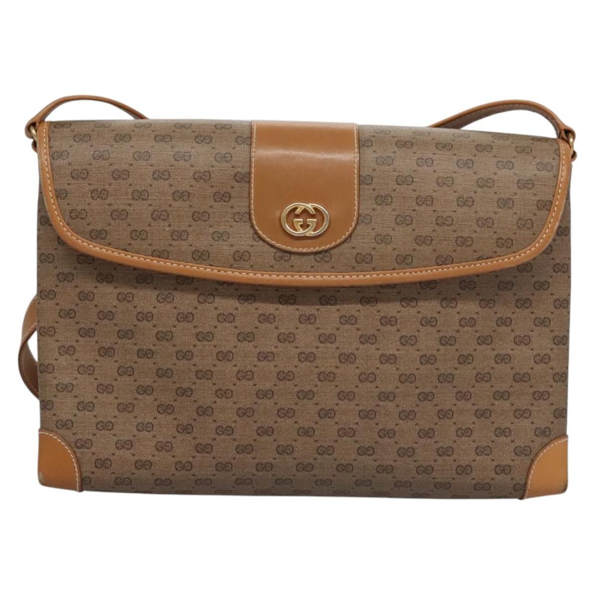 Gucci GUCCI Micro GG Supreme Shoulder Bag Pvc Beige Gold 001 14 Size ONE SIZE - 2 Thumbnail