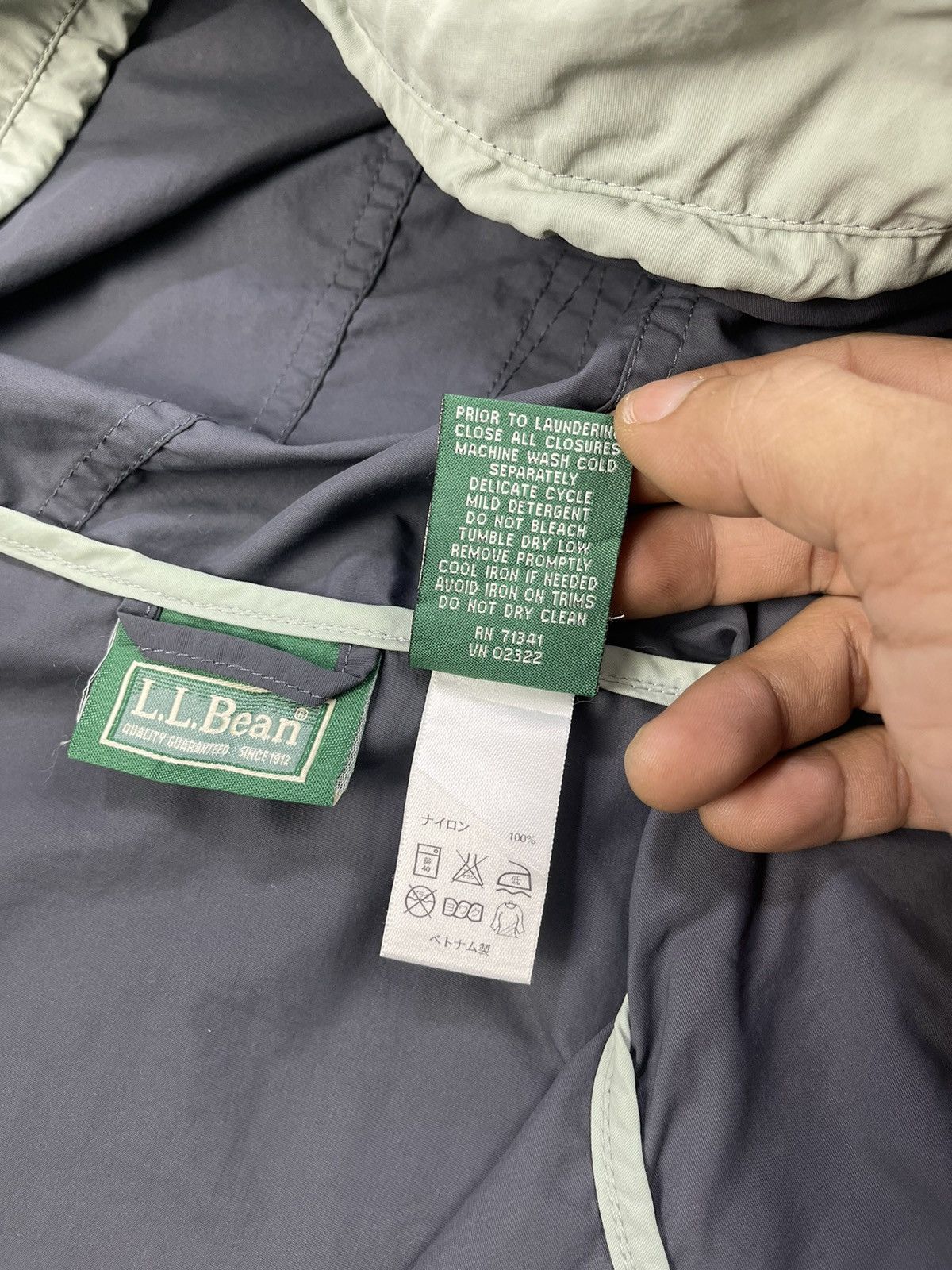 L.L. Bean Vintage LL Bean Anorak Half Zipper Pull Over Hoodies Size M / US 6-8 / IT 42-44 - 14 Thumbnail