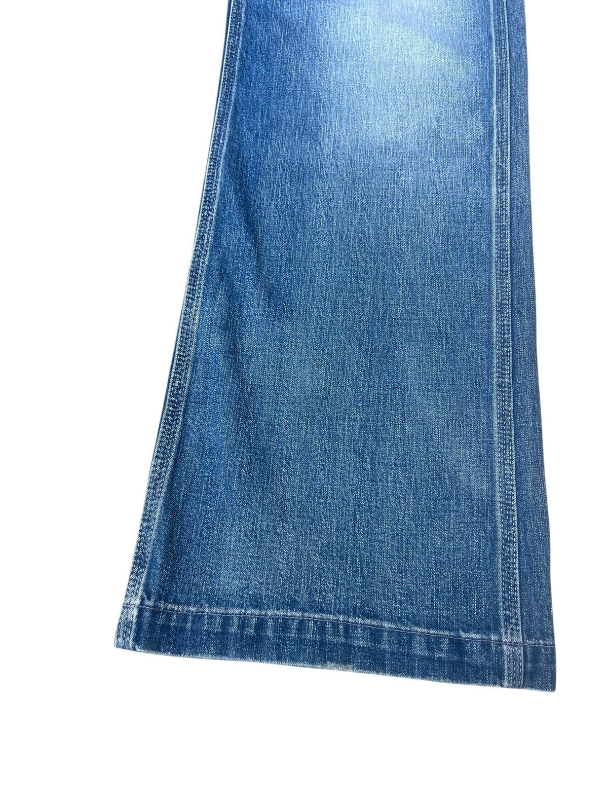Blue Blue Japan Loose Flare Inpaichthys Kerri Japan Fade Denim Work Jeans Size US 30 / EU 46 - 11 Thumbnail