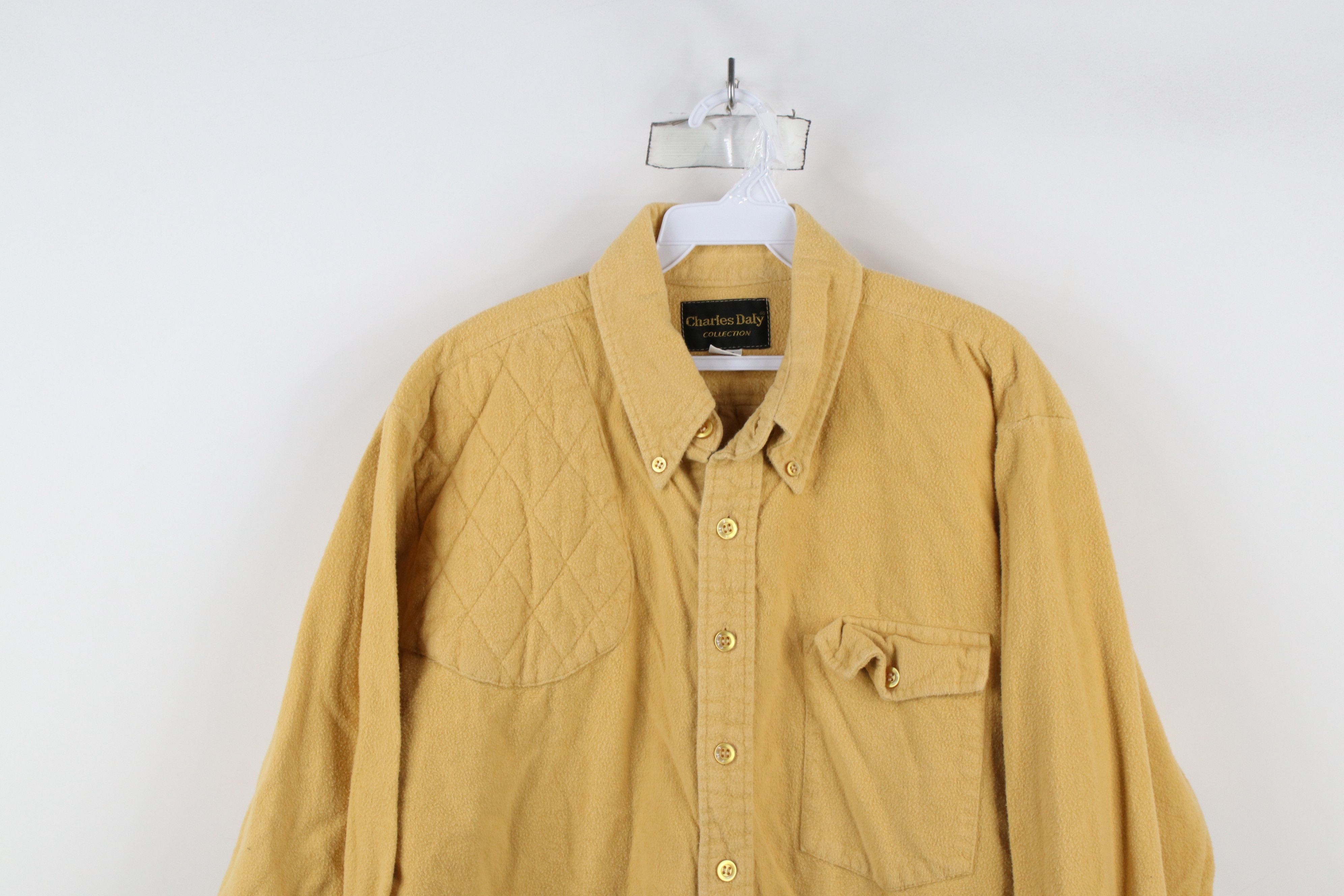 Vintage Vintage 70s 80s Cloth Moleskin Hunting Shooting Button Shirt Size US L / EU 52-54 / 3 - 2 Thumbnail