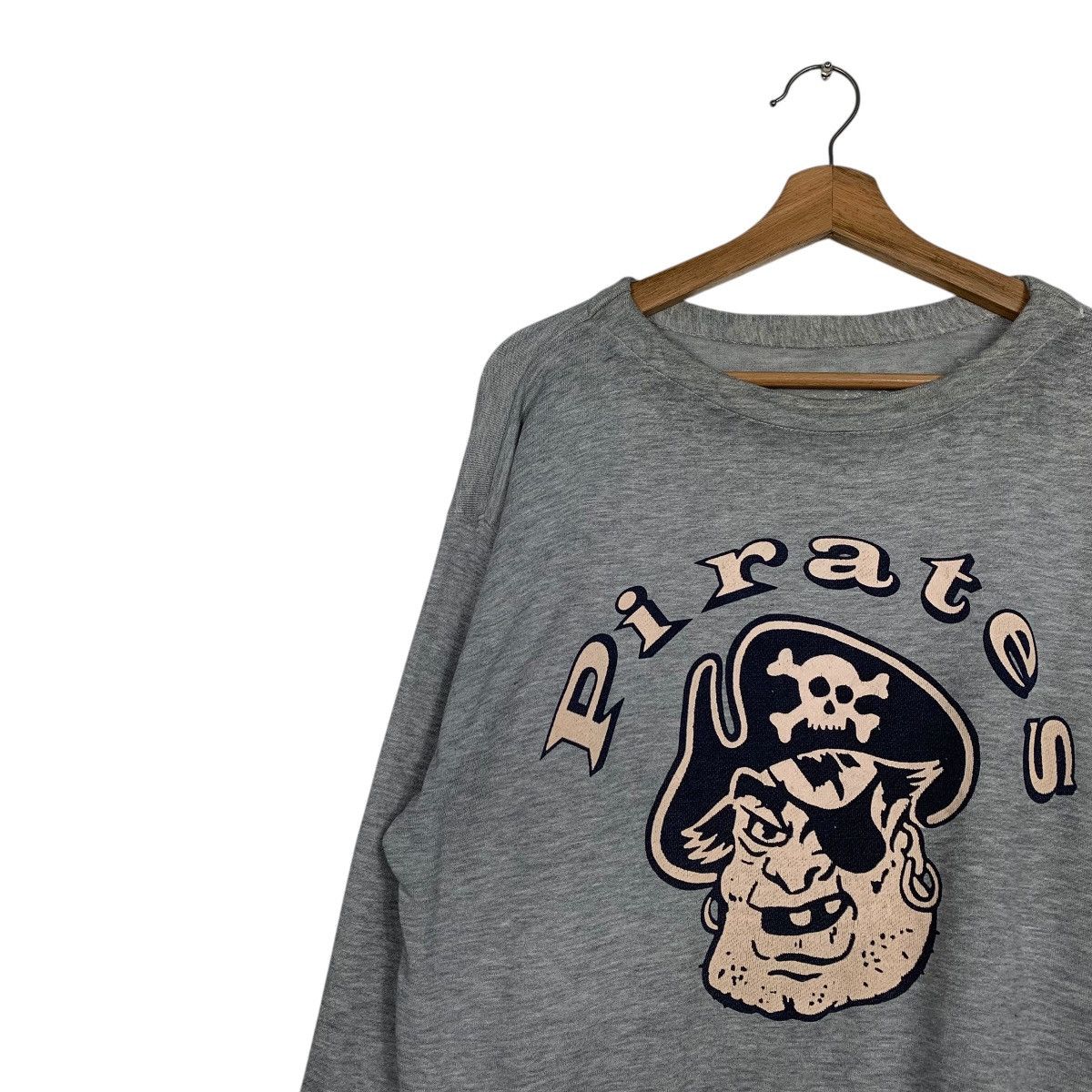 Japanese Brand Pirates Big Logo Crewneck Sweatshirt Size US M / EU 48-50 / 2 - 6 Thumbnail