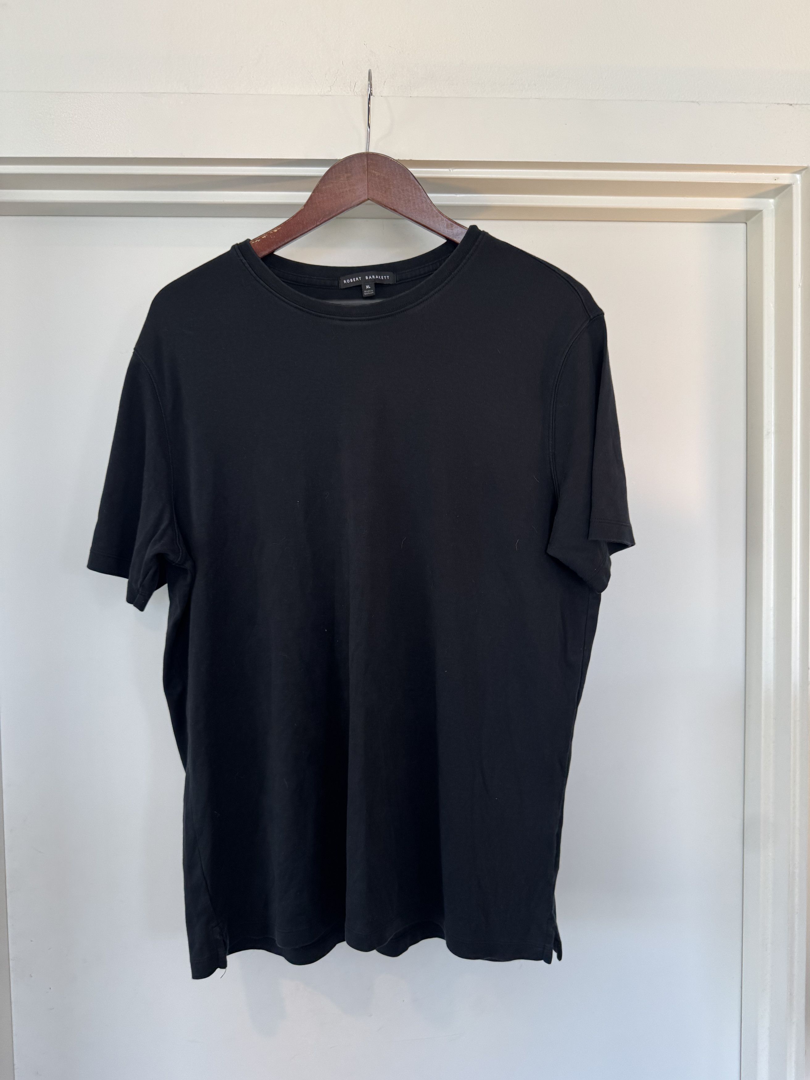 Robert Barakett Black Tee Size US XL / EU 56 / 4 - 1 Thumbnail
