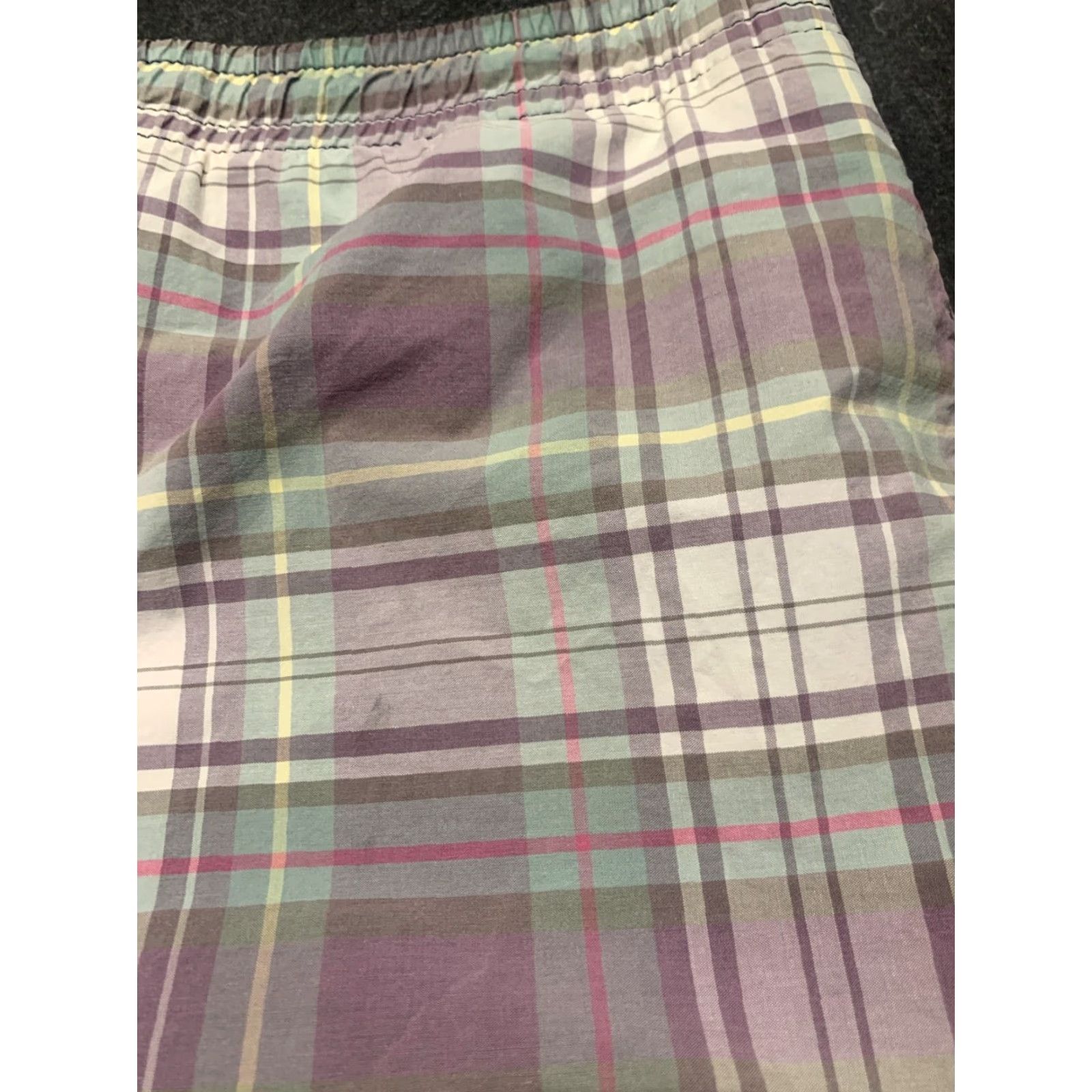 Vintage VINTAGE Polo Sport Swim Trunks Size XL Purple Plaid Mens Shorts Recreational Size US XL / EU 56 / 4 - 4 Thumbnail