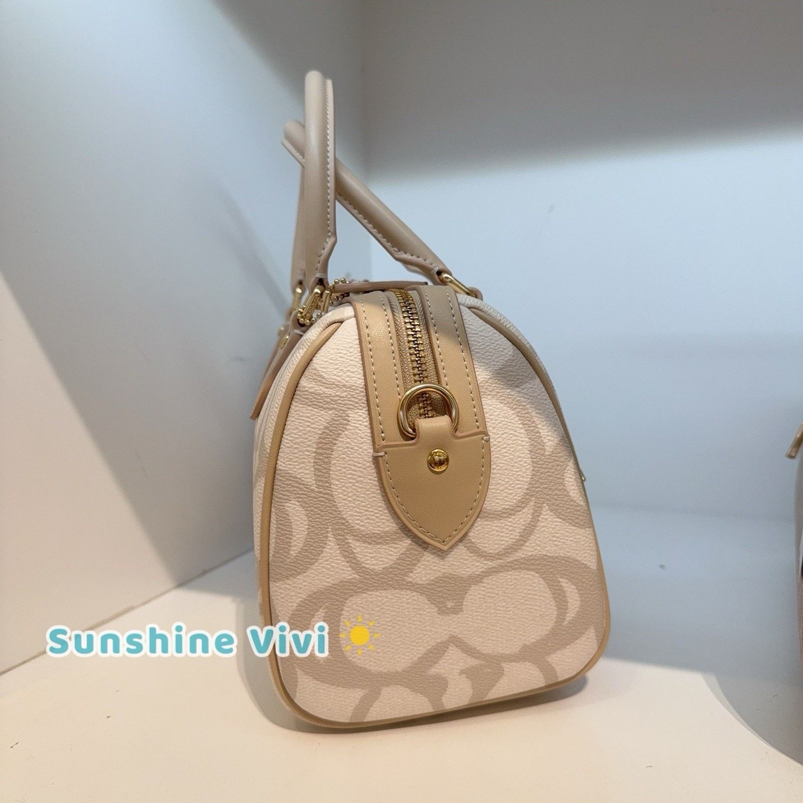 Coach NWT Coach Rowan Satchel Crossbody Bag Sketch Ivory CBM15 Size ONE SIZE - 2 Thumbnail
