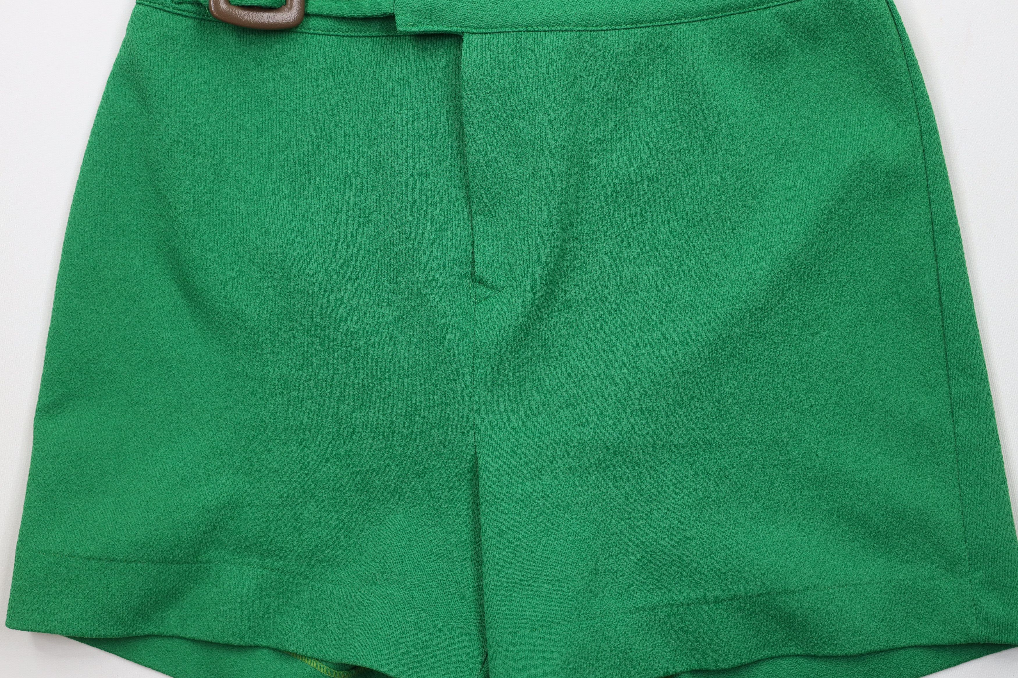 Vintage Vintage 60s 70s Streetwear Buckle Above Knee Shorts USA Size 30" / US 8 / IT 44 - 3 Thumbnail