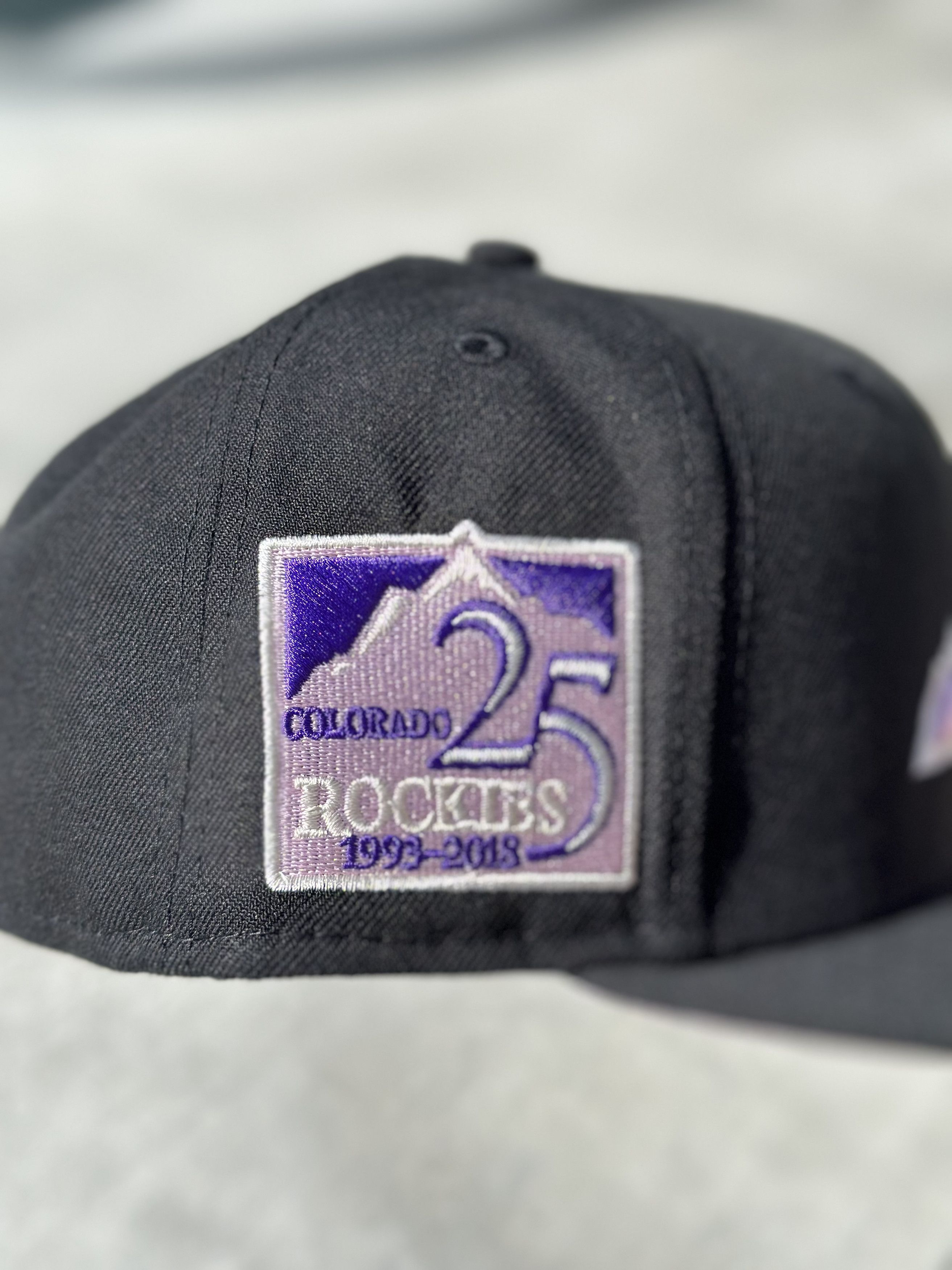 Hat Club 7 3/8 Colorado Rockies 25th Anniversary Patch Size ONE SIZE - 2 Thumbnail