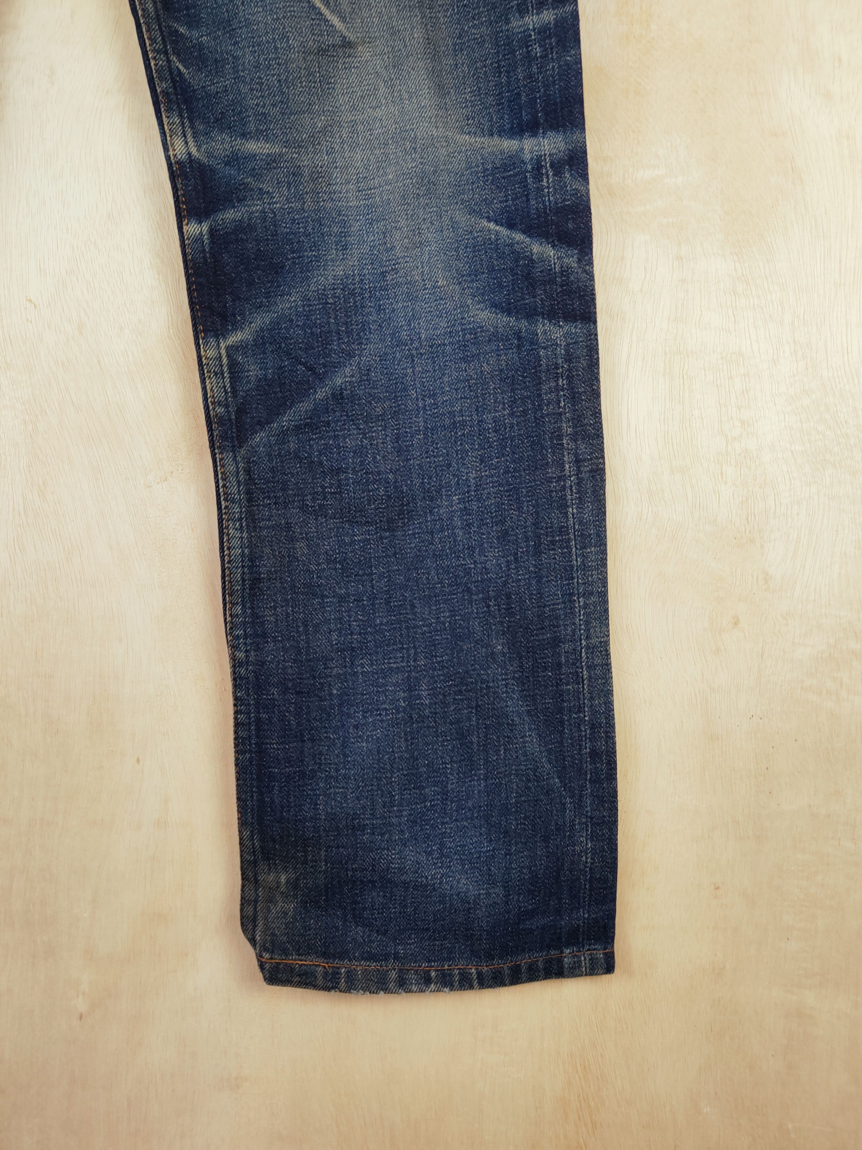 A.P.C. DL A.P.C Dark Blue Distressed Ripped Jeans #S2676 Size US 30 / EU 46 - 6 Thumbnail