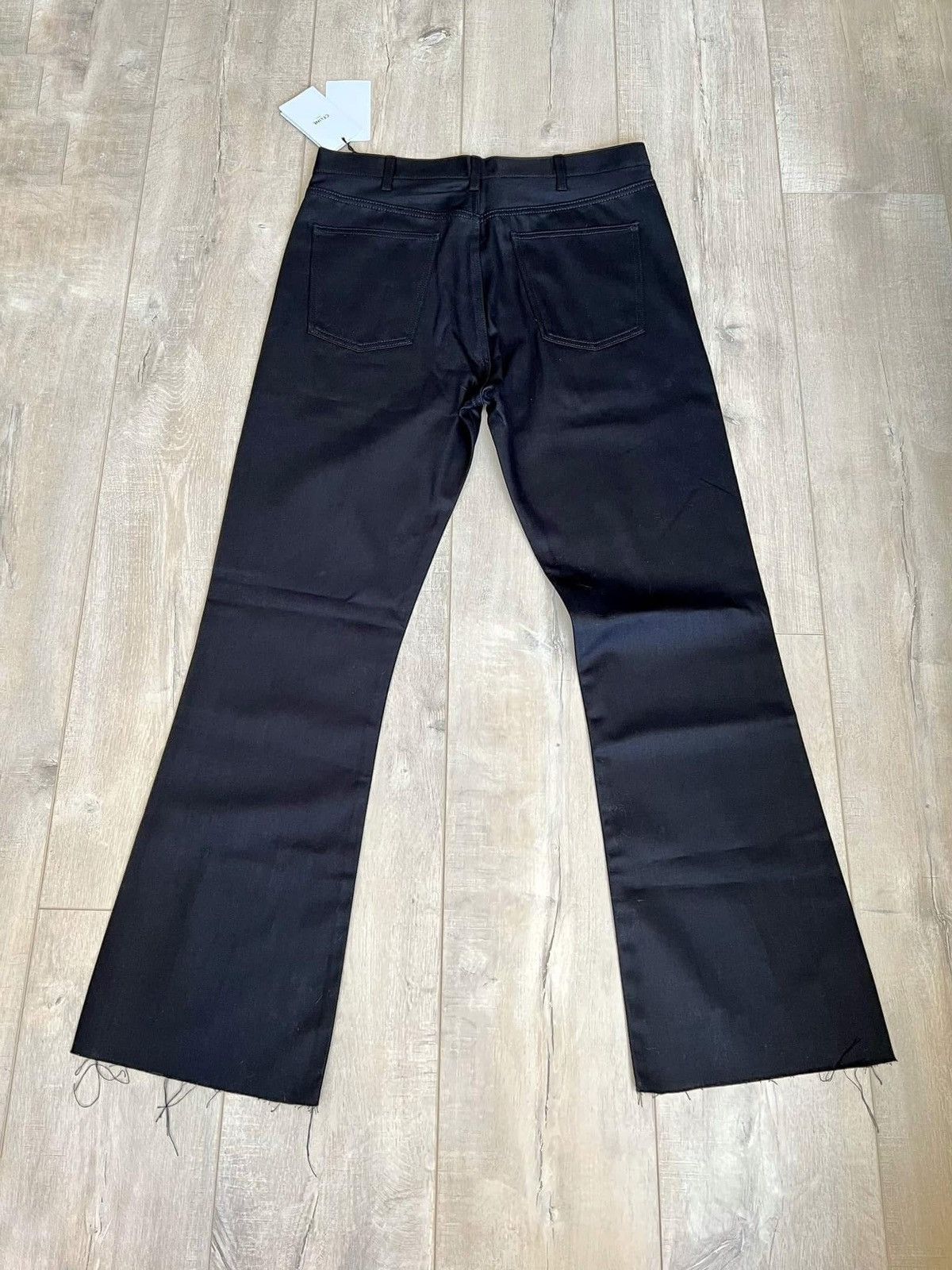 Celine × Hedi Slimane FW21 Raw Hem Dylan Flared Denim sz27 Size US 27 - 5 Thumbnail