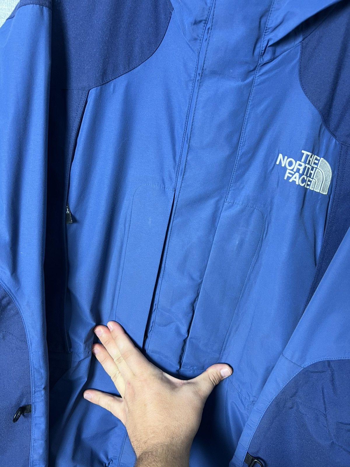 Goretex × The North Face × Vintage Rare Vintage The North Face Gore-Tex Blue TNF Jacket Size US S / EU 44-46 / 1 - 7 Thumbnail