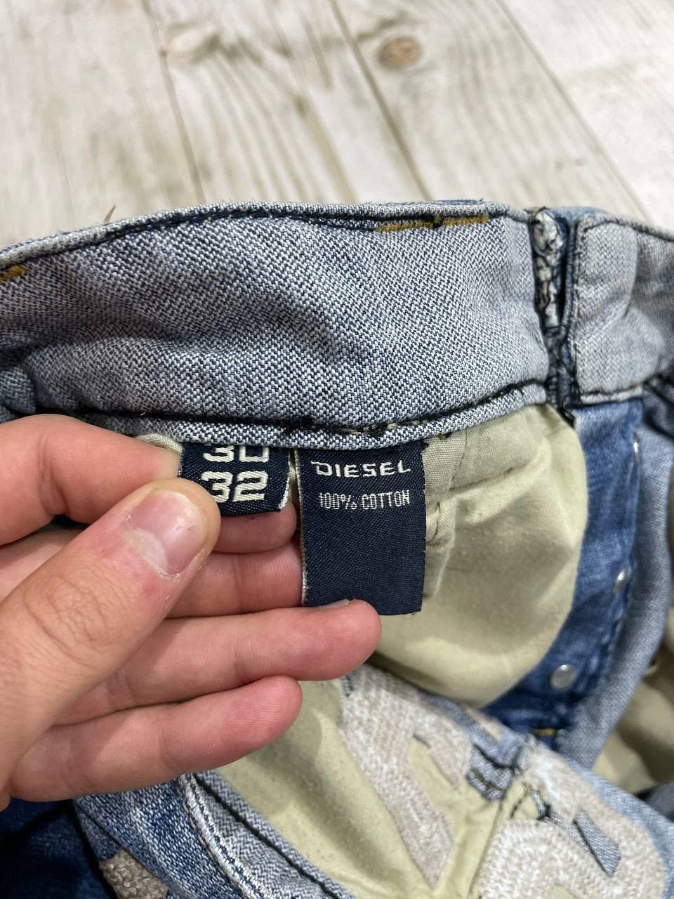 Diesel Vintage Diesel Denim Jeans Big Logo 90s Size US 30 / EU 46 - 15 Thumbnail