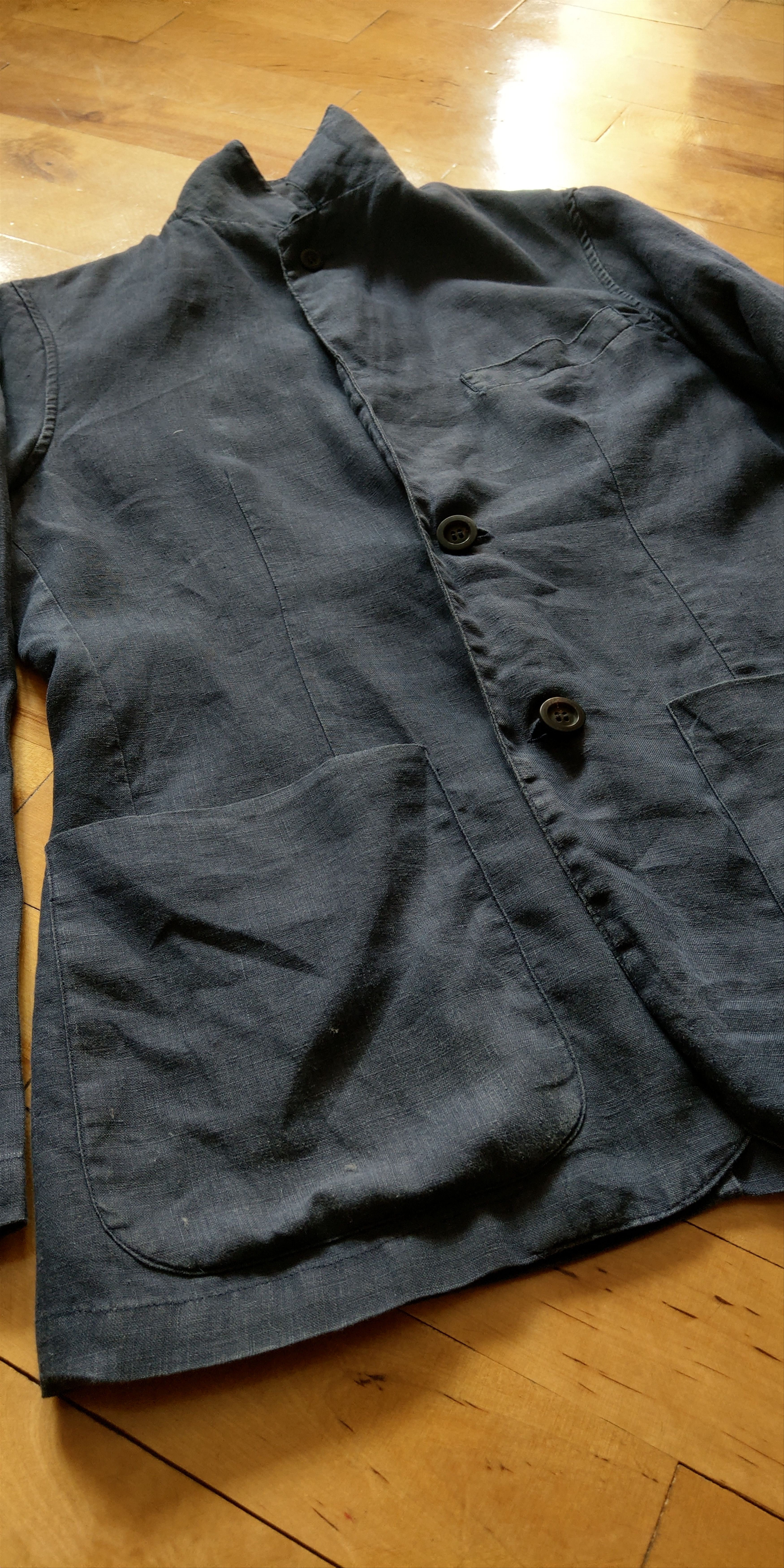 Our Legacy Vintage 100% Linen Kimono Jacket goth alt Darkfashion Rare Size XS / US 0-2 / IT 36-38 - 16 Thumbnail
