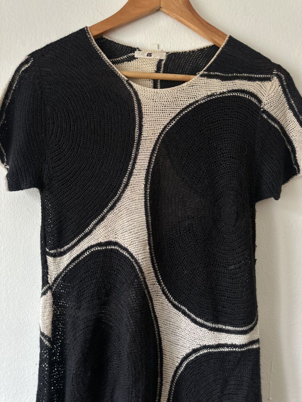 Issey Miyake Issey Miyake Knit Spiral Circle Midi Dress Size M / US 6-8 / IT 42-44 - 4 Thumbnail