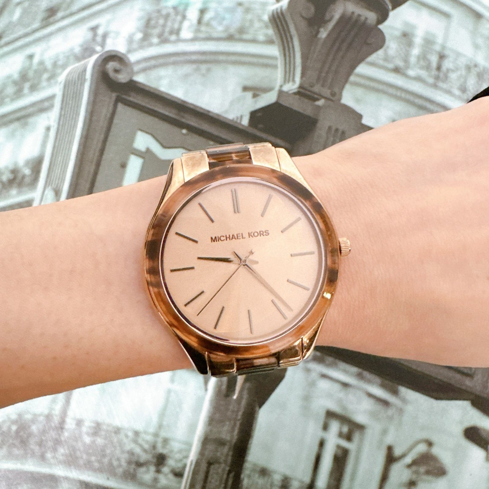 Michael Kors Michael Kors MK4542 Slim Runway Two-Tone Ladies Watch Size 42 - 6 Thumbnail