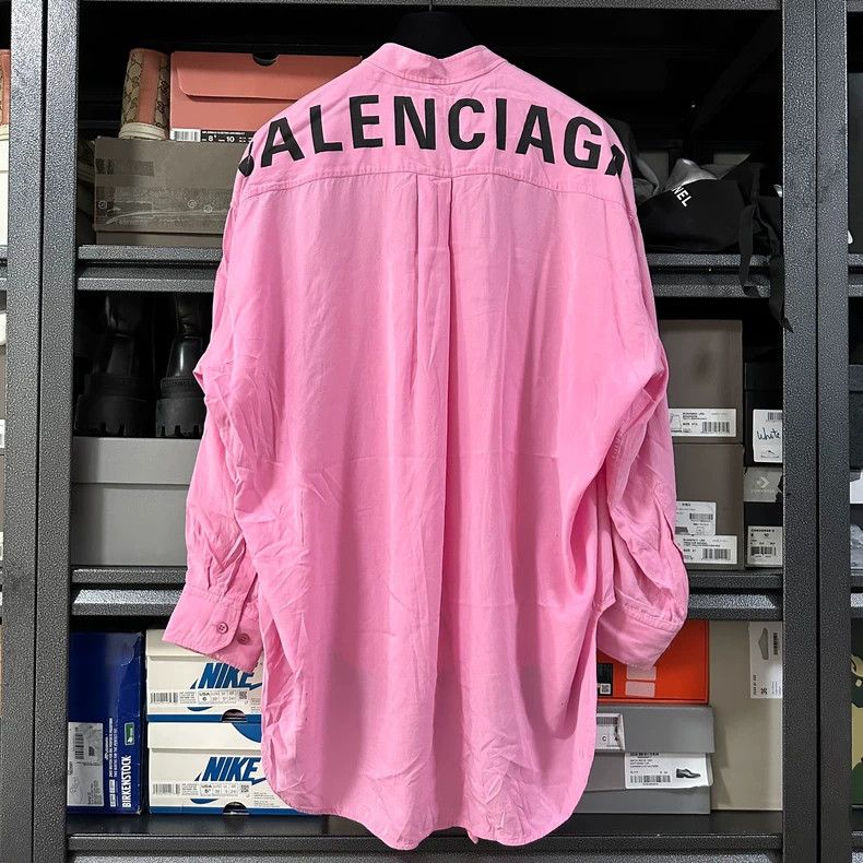 Balenciaga Balenciaga Leisure back Logo printed long sleeve shirt Size M / US 6-8 / IT 42-44 - 2 Thumbnail