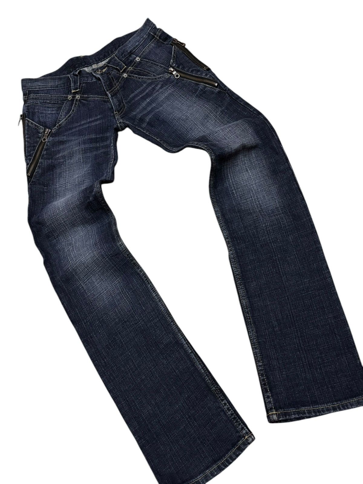 Japanese Brand × PPFM × Seditionaries Y2k PPFM Japan Gothic Punk Slim Fit Faded Jeans Size US 30 / EU 46 - 1 Thumbnail