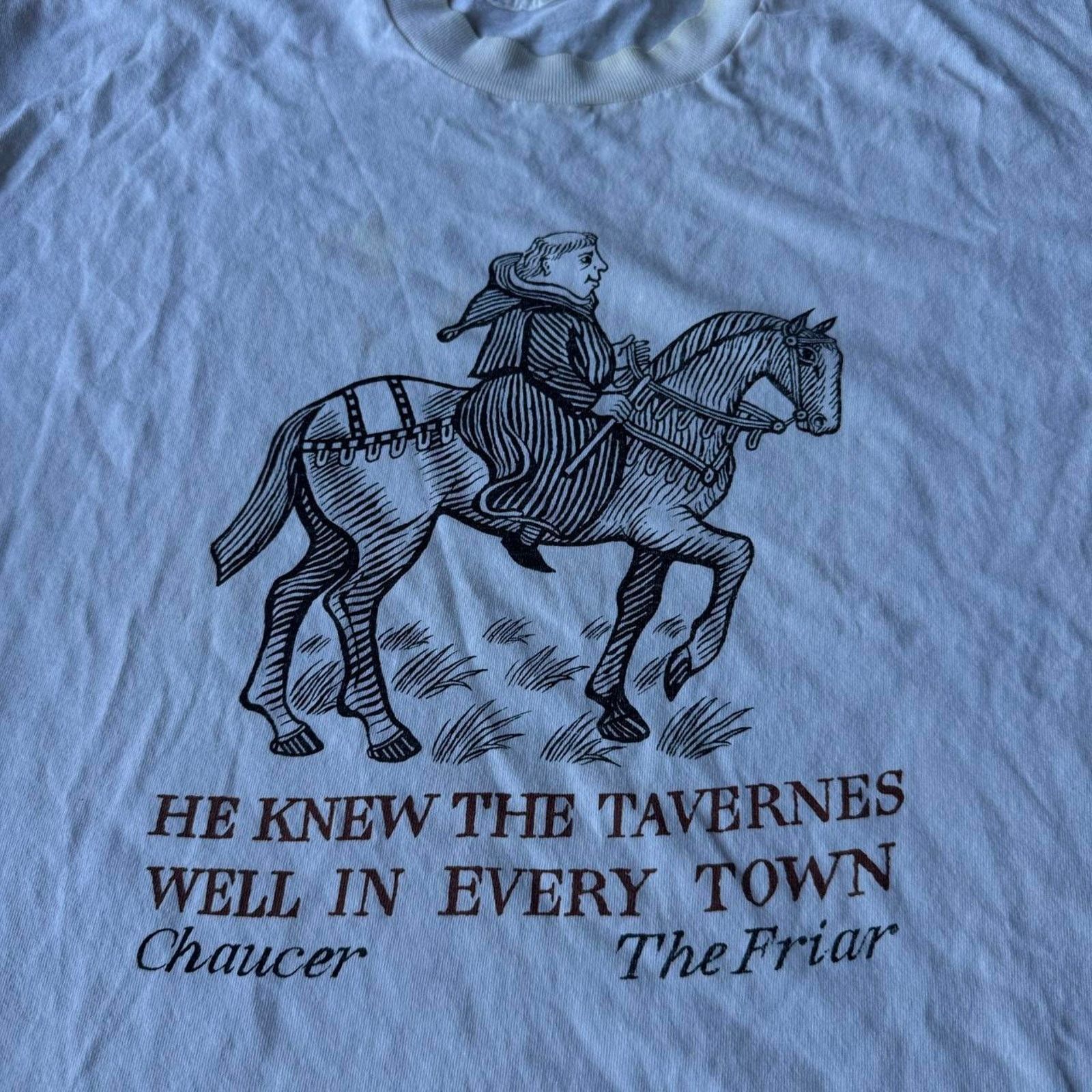 Other Vintage 1980s art tee shirt Size US L / EU 52-54 / 3 - 3 Thumbnail