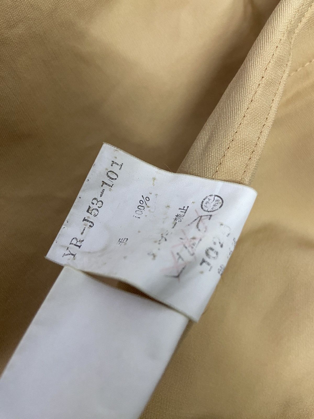 Yohji Yamamoto Y’s Laine Wool Long Oversize Shirt Size US L / EU 52-54 / 3 - 7 Thumbnail