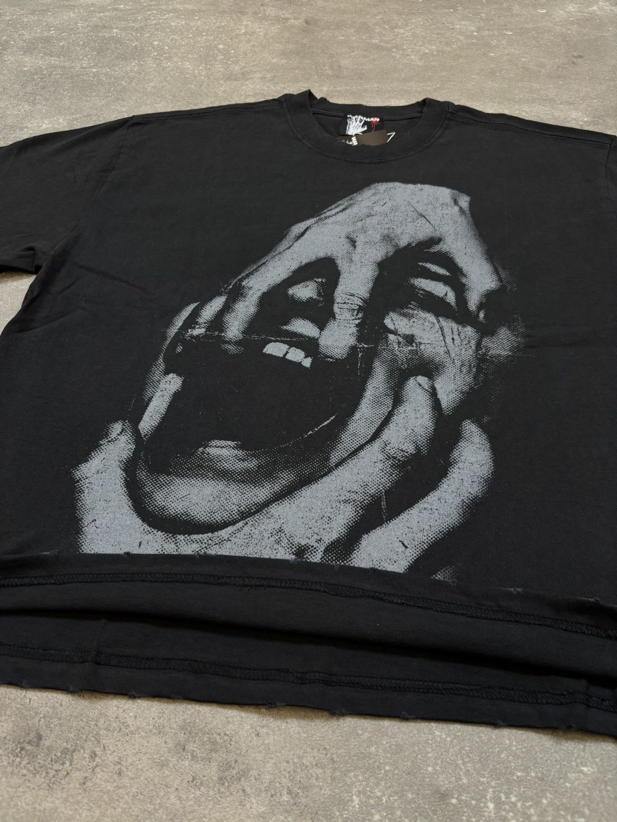 Vintage Warman Open Your Mouth Graphic T-Shirt, Black Size US L / EU 52-54 / 3 - 4 Thumbnail