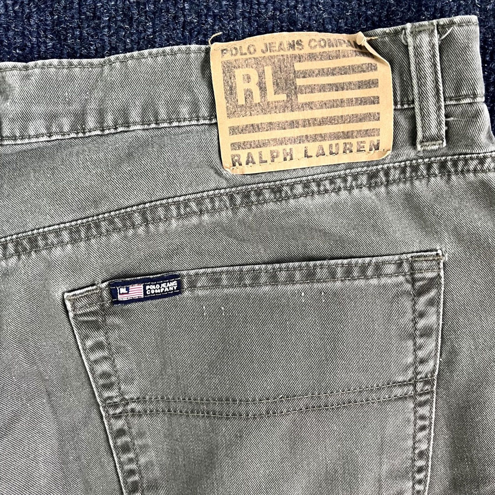 Polo Ralph Lauren Polo Jeans Co Ralph Lauren Saturday Jeans Mens 40x31 Green Straight Denim Casual Size US L / EU 52-54 / 3 - 7 Thumbnail