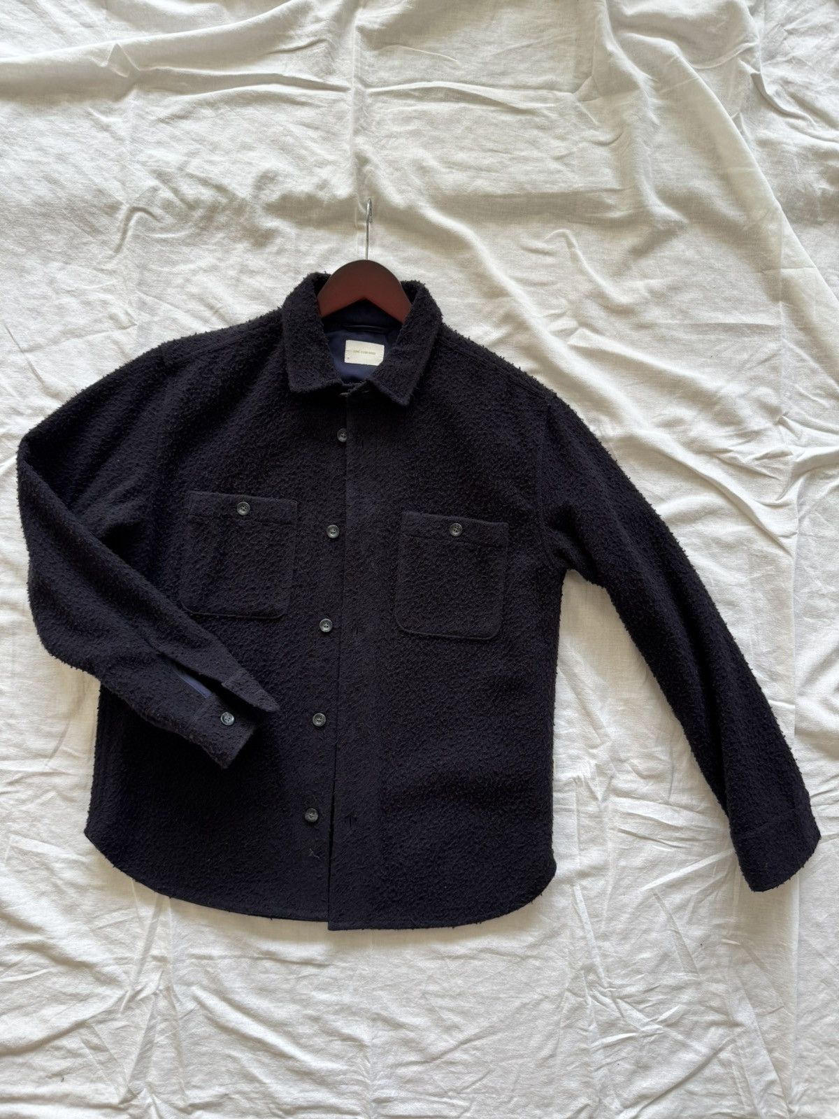Aime Leon Dore ALD Casentino Shirt Medium Navy Wool Size US M / EU 48-50 / 2 - 1 Thumbnail