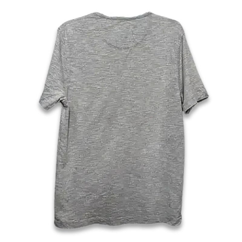 1901 1901 Henley T-Shirt Short Sleeve 100% Cotton Gray Men's S Size US S / EU 44-46 / 1 - 4 Thumbnail