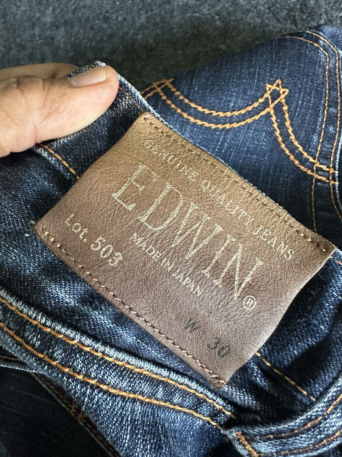 BUFFALO BOBS × Edwin × If Six Was Nine Vintage Edwin 503 Japan Blue Indigo Denim D119 Size US 30 / EU 46 - 11 Thumbnail