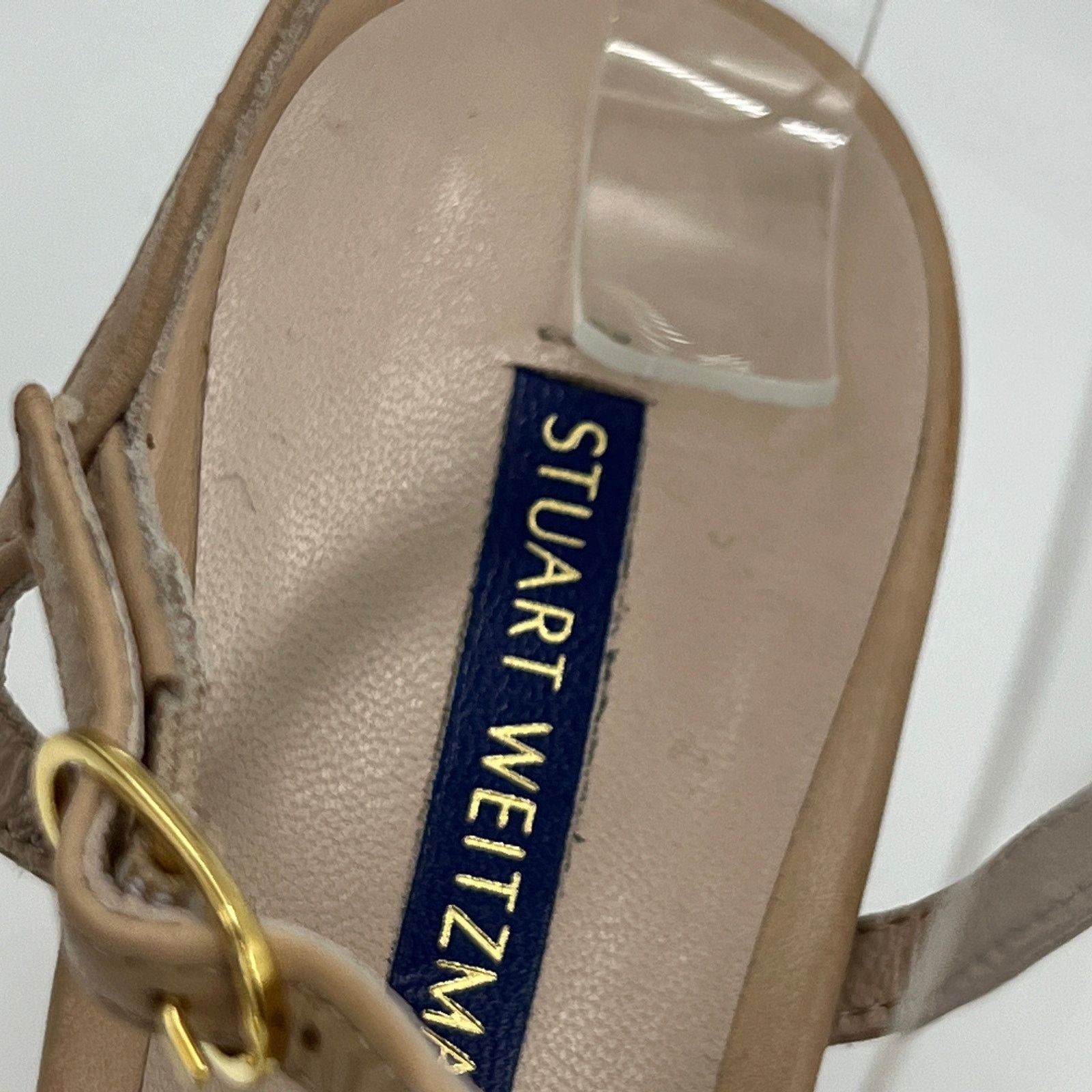 Stuart Weitzman Stuart Weitzman Gloria 80 Nude Stiletto Heels Size US 8.5 / IT 38.5 - 4 Thumbnail
