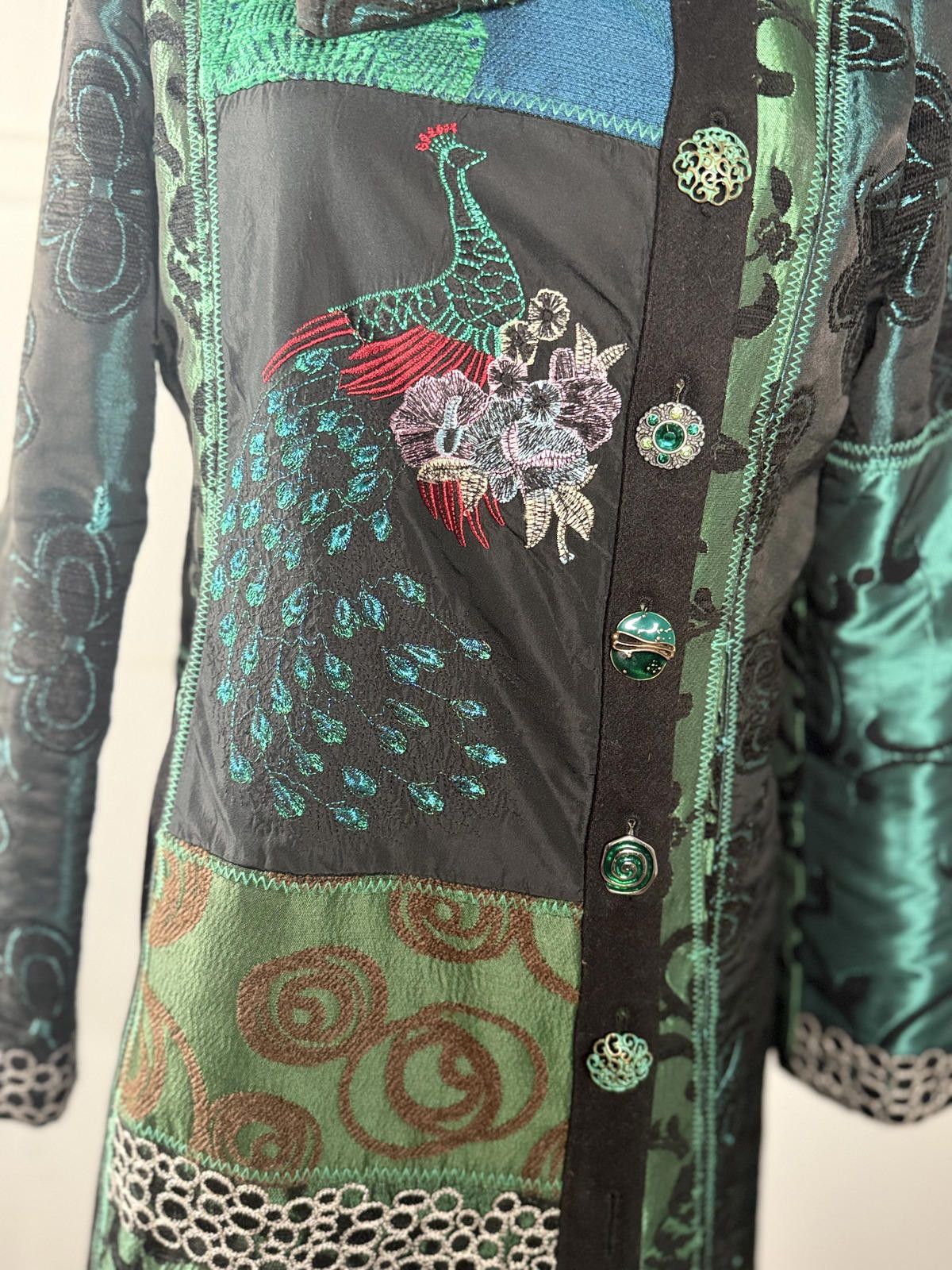 Desigual Casaco Desigual Patchwork Jacquard Size M / US 6-8 / IT 42-44 - 6 Thumbnail