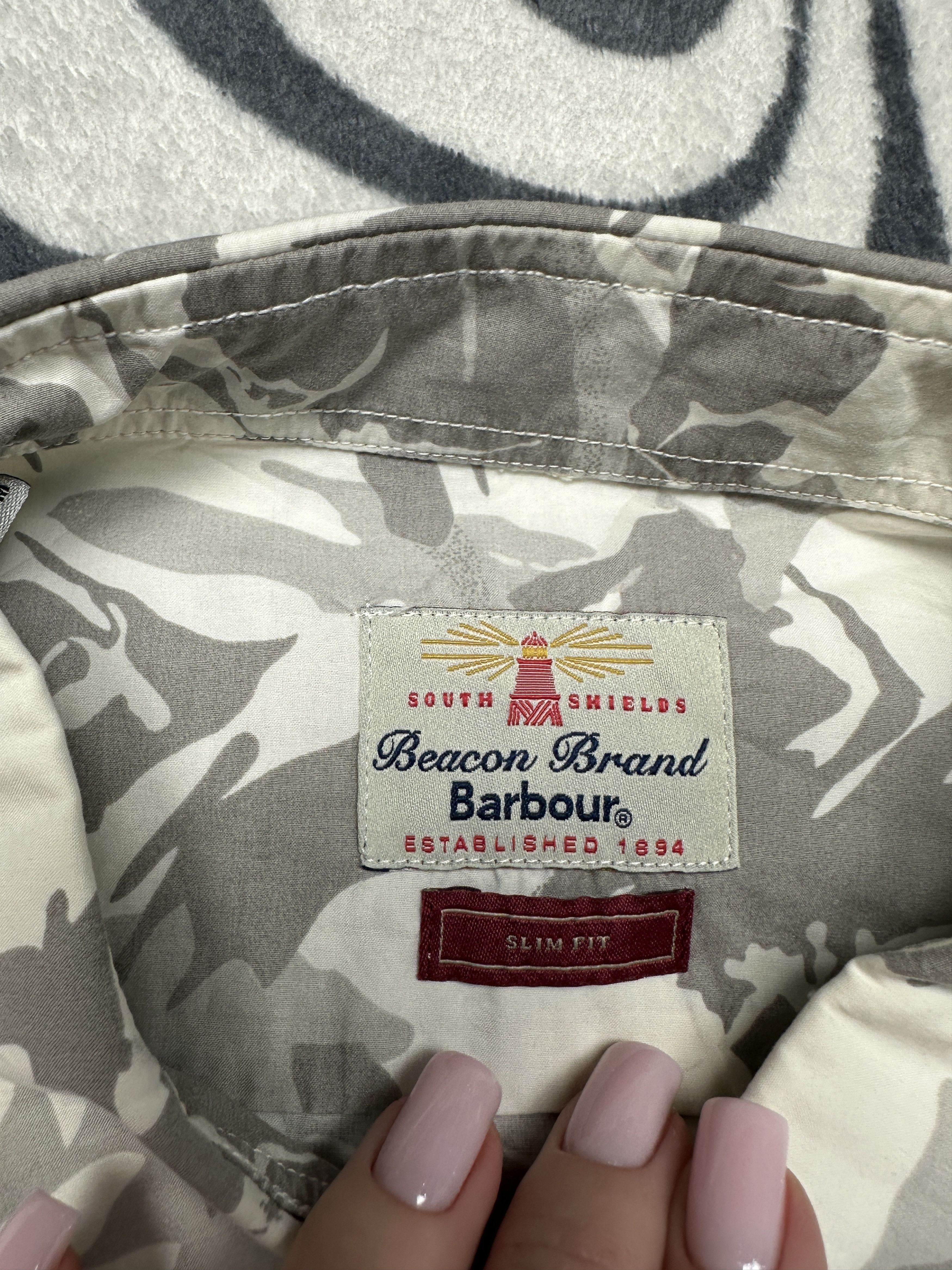 Barbour Barbour International Overdyed Camo Long Sleeve Shirt Size US L / EU 52-54 / 3 - 3 Thumbnail