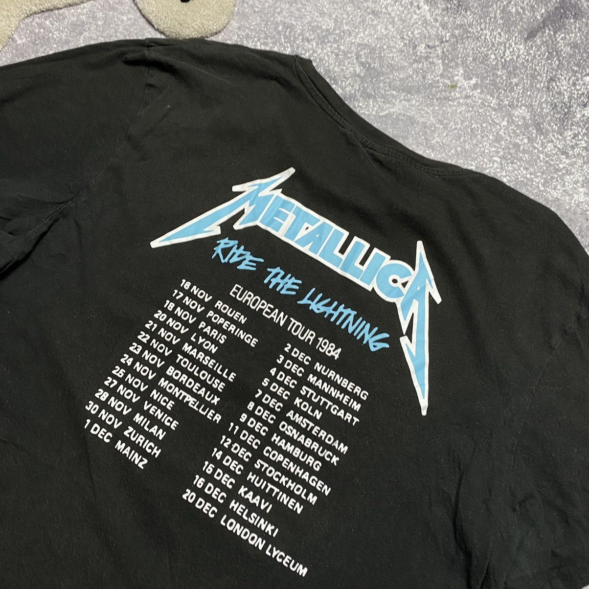 Band Tees Vintage Metallica Ride The Lightning 2017 Big logo tee Size US M / EU 48-50 / 2 - 11 Thumbnail