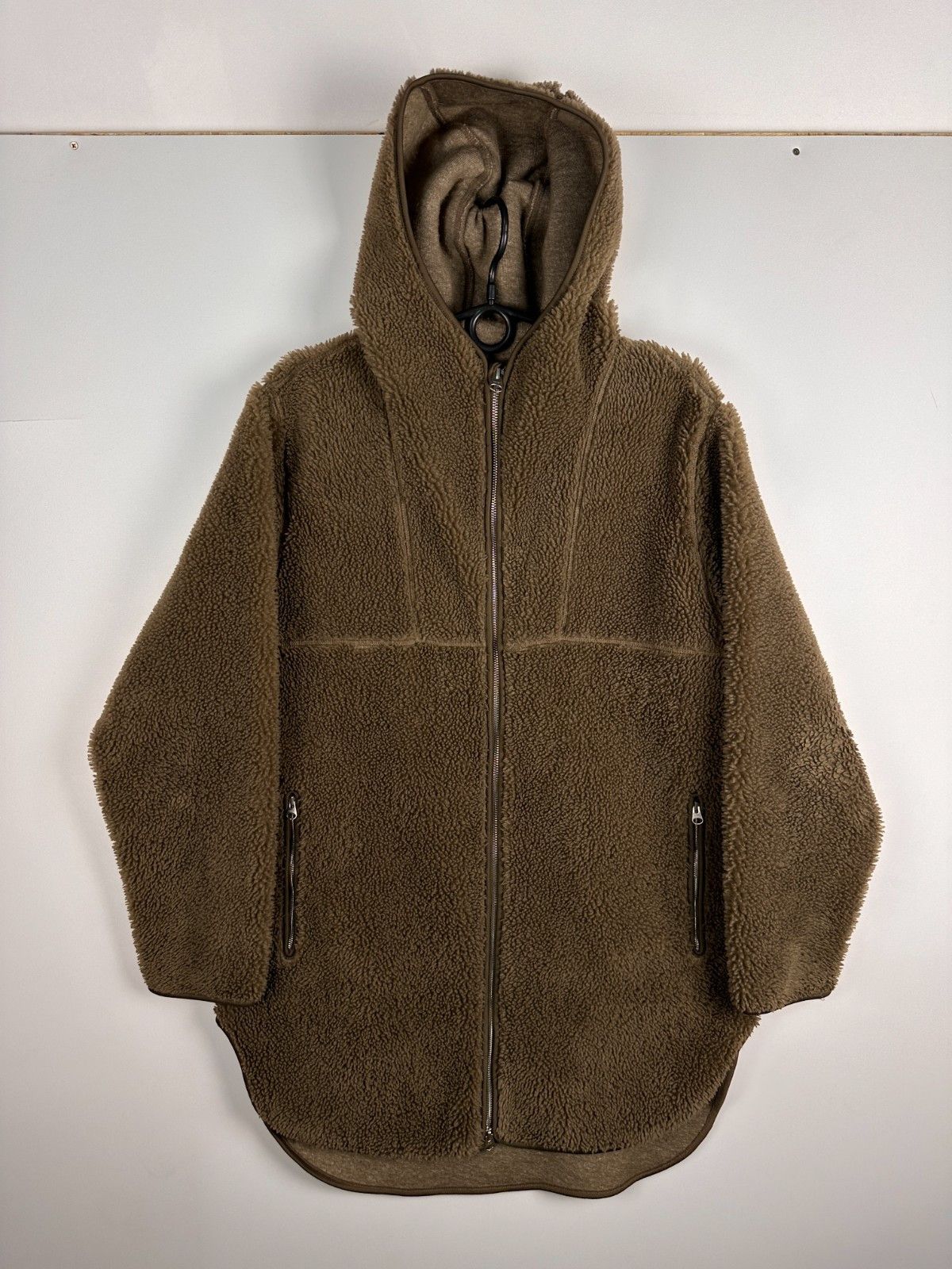 Arket Arket Hooded Pile Fleece Jacket Fool Zip Brown Womens Size M Size M / US 6-8 / IT 42-44 - 1 Thumbnail
