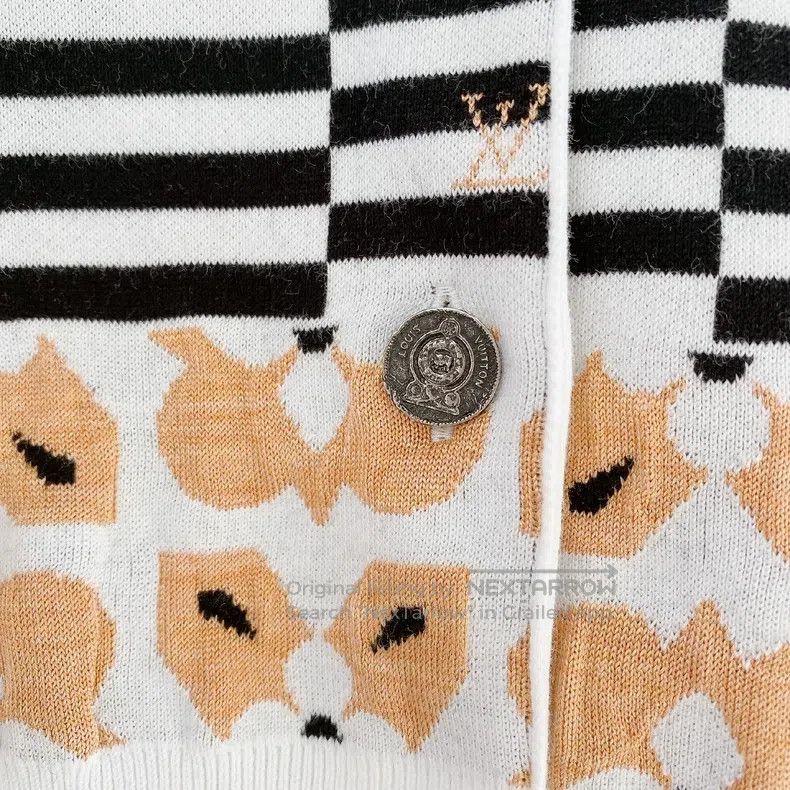 Louis Vuitton Louis Vuitton Four-leaf clover knit long sleeves Size M / US 6-8 / IT 42-44 - 5 Thumbnail