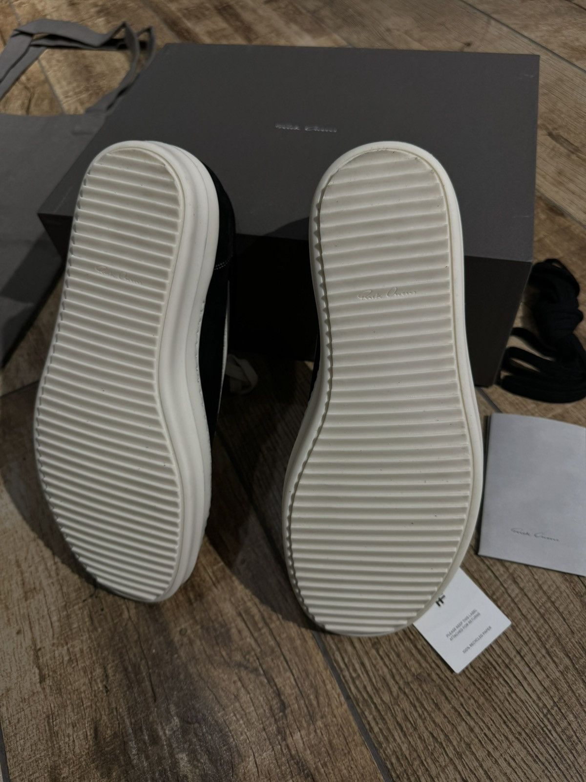 Rick Owens Rick owens vintage sneakers balck suade Size US 8 / EU 41 - 4 Thumbnail