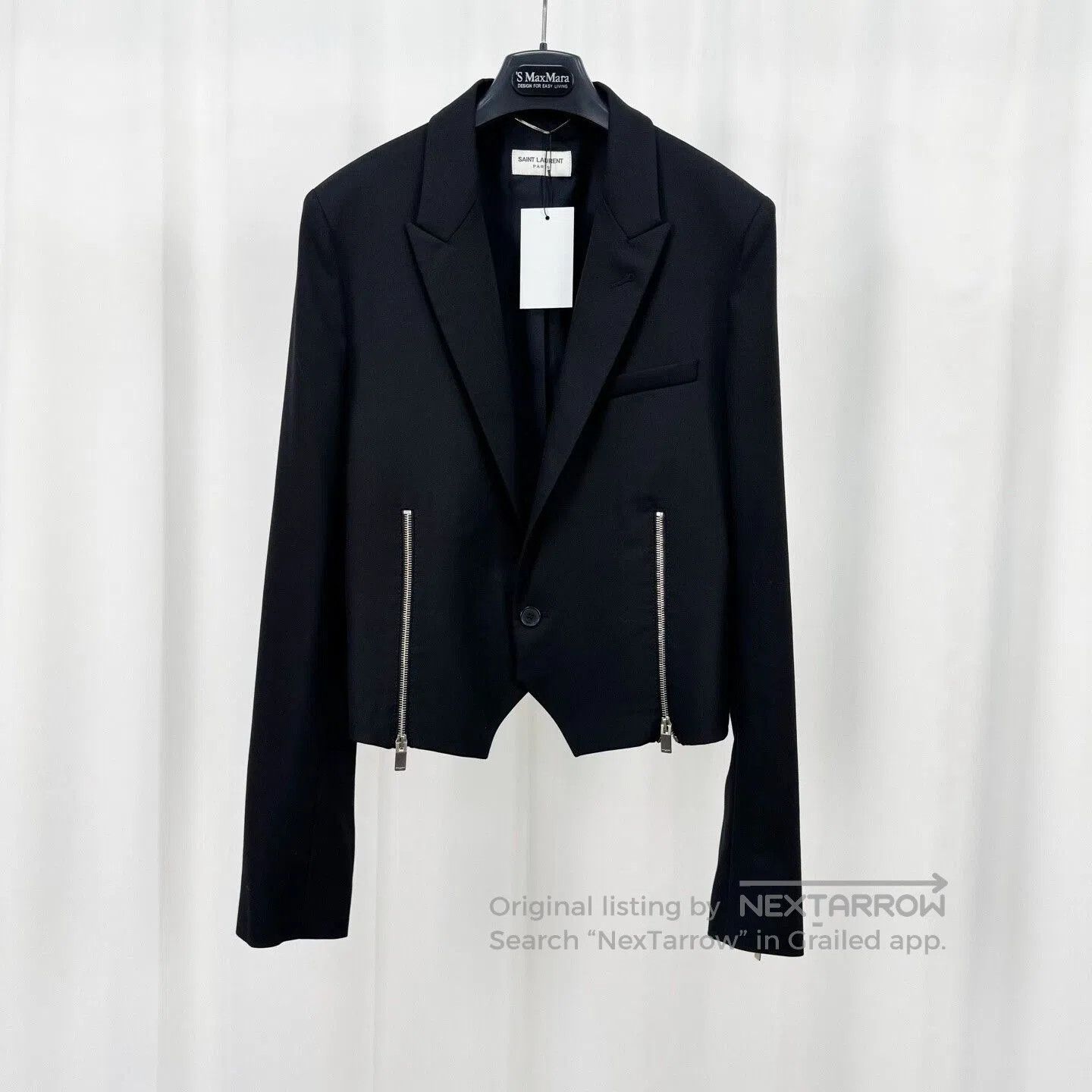Saint Laurent Paris saint laurent double zip wool blazer. Size US L / EU 52-54 / 3 - 1 Thumbnail