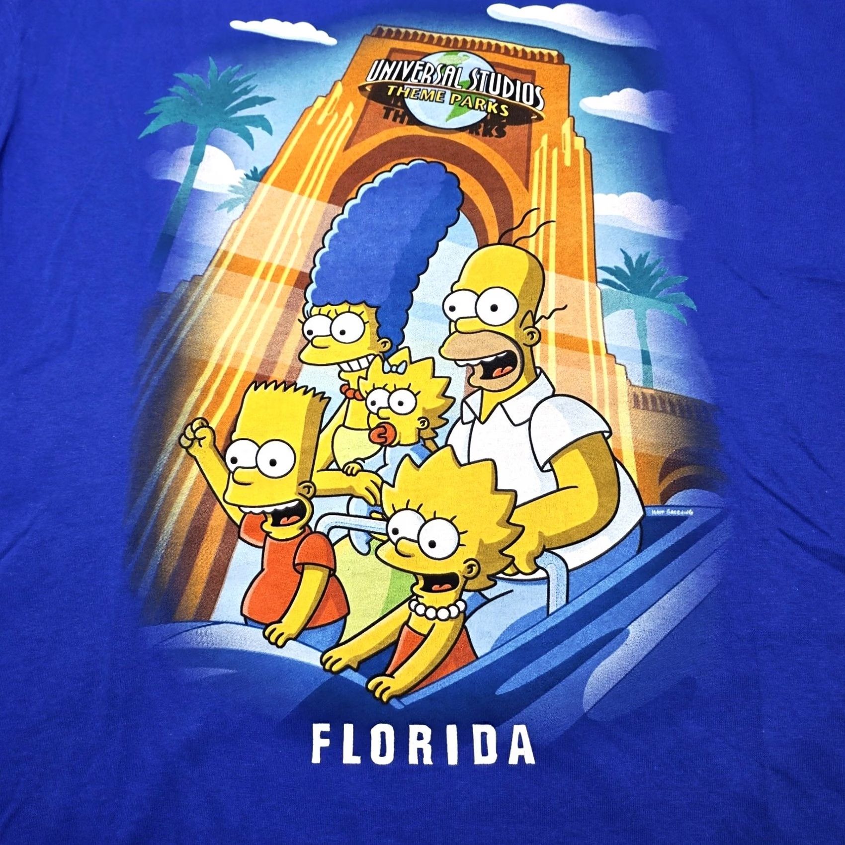 Vintage VINTAGE The Simpsons Universal Studios Hollywood T-Shirt Size XL Blue 2008 Men's Size US XL / EU 56 / 4 - 2 Thumbnail
