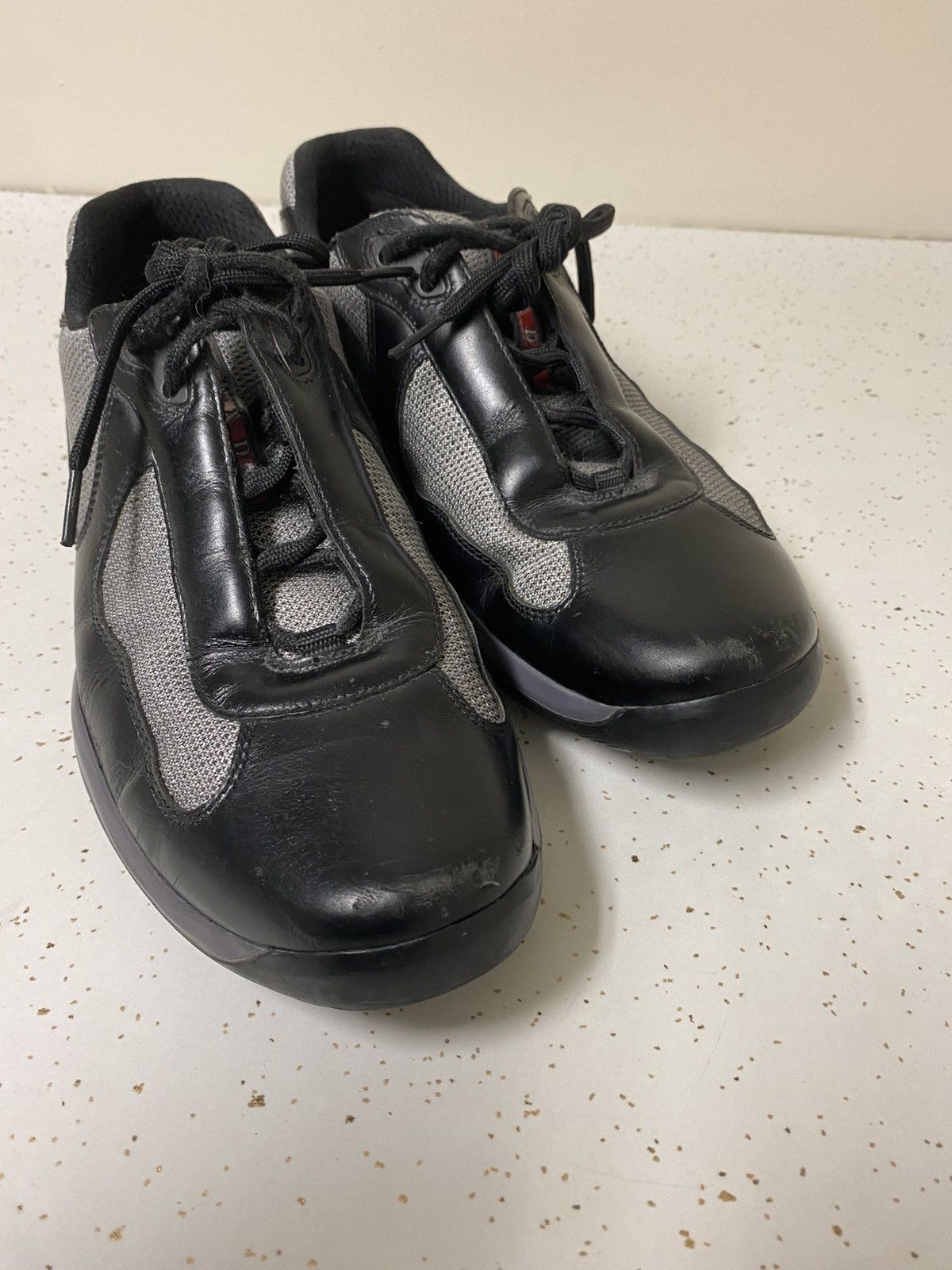 Prada Prada Americas Cup Sneakers Shoes Black Grey Size US 10 / EU 43 - 15 Thumbnail