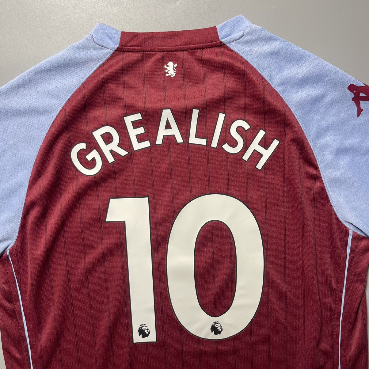 Kappa × Vintage ASTON VILLA KAPPA 2020/2021 SOCCER HOME JERSEY #10 GREALISH Size US XXL / EU 58 / 5 - 9 Thumbnail