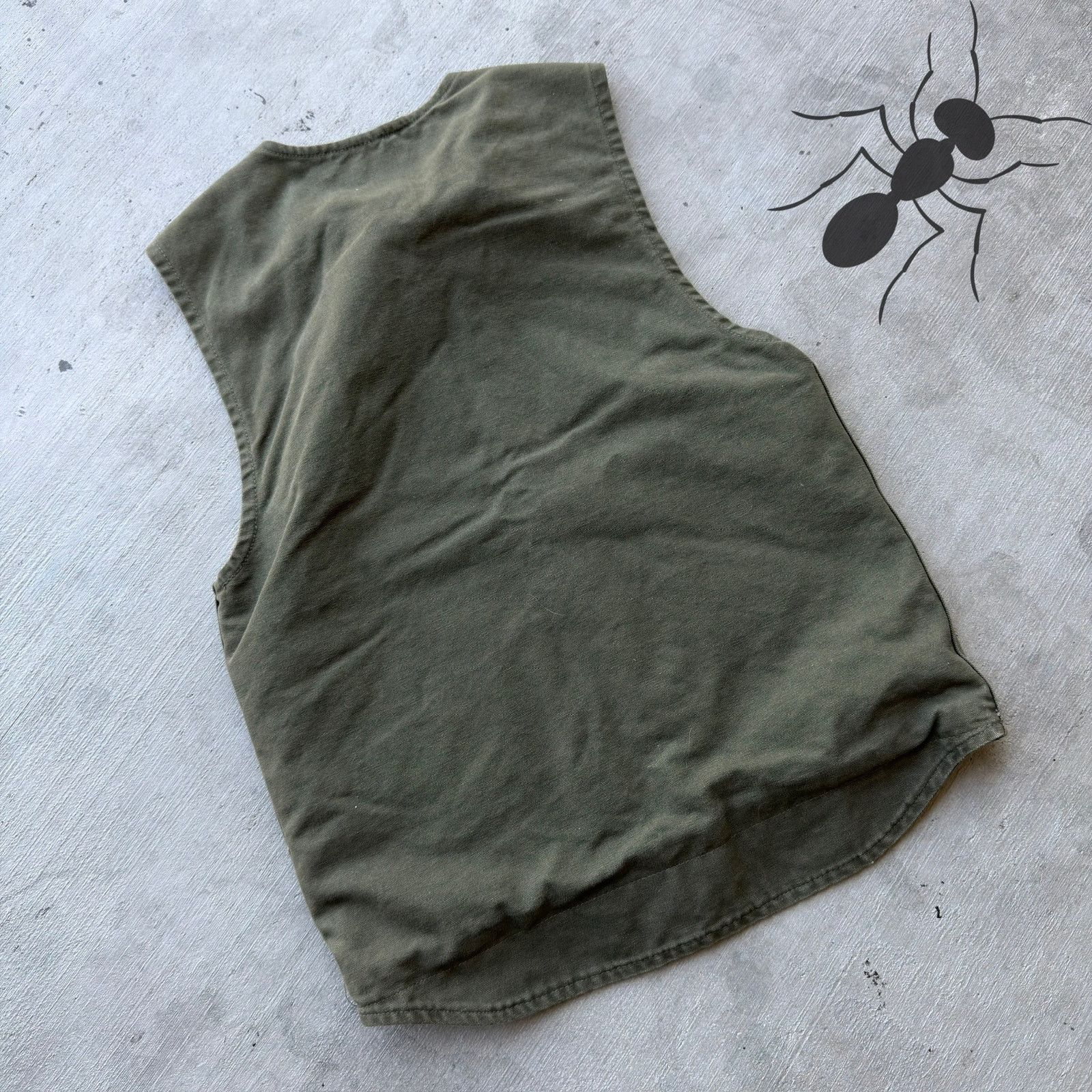 Carhartt × Vintage Carhartt V26 LOV green work wear vest Size US S / EU 44-46 / 1 - 3 Thumbnail