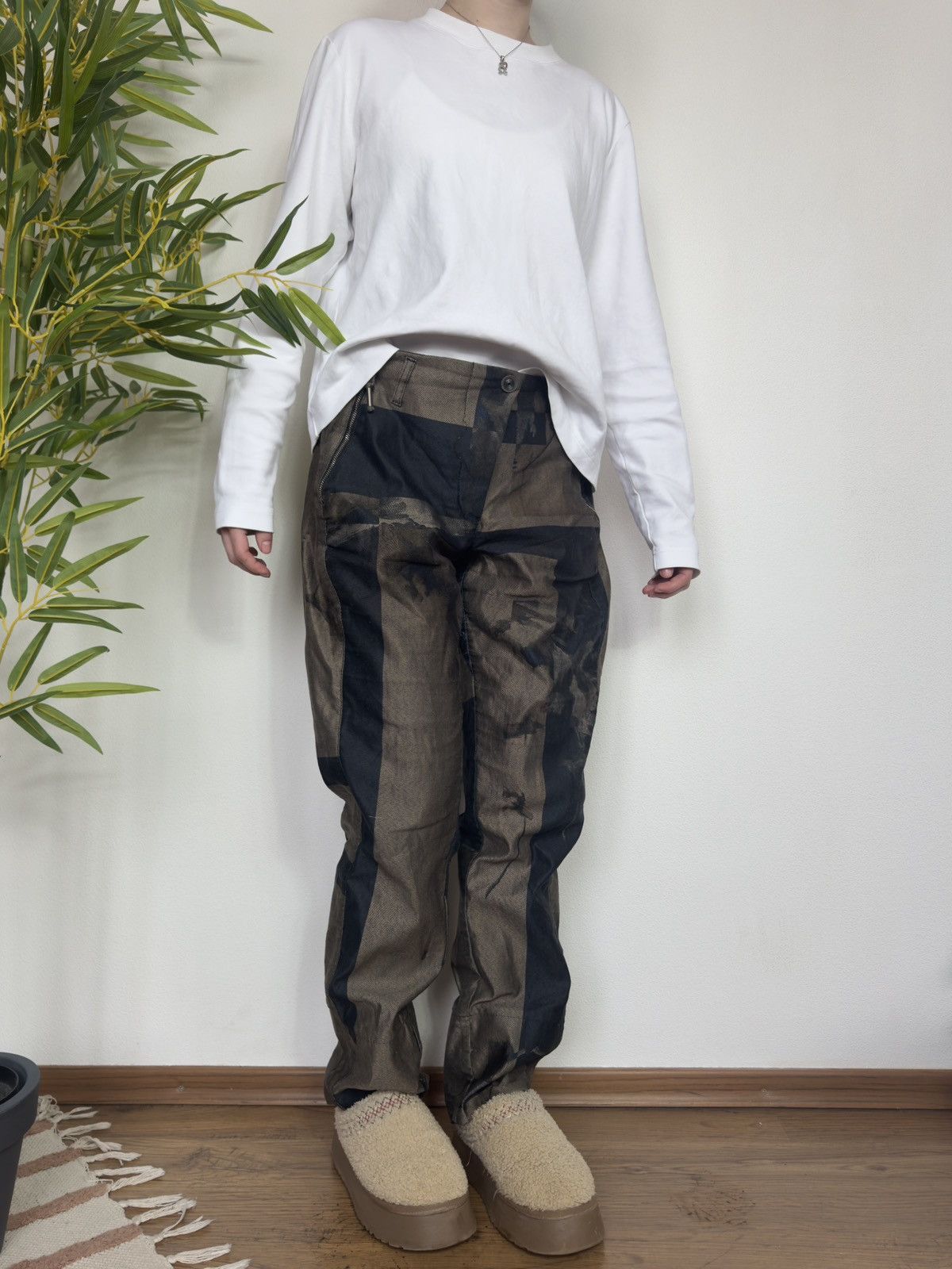 Annette Gortz VINTAGE ANNETTE GORTZ AVANT GARDE PANTS TROUSERS Size 29" - 3 Thumbnail