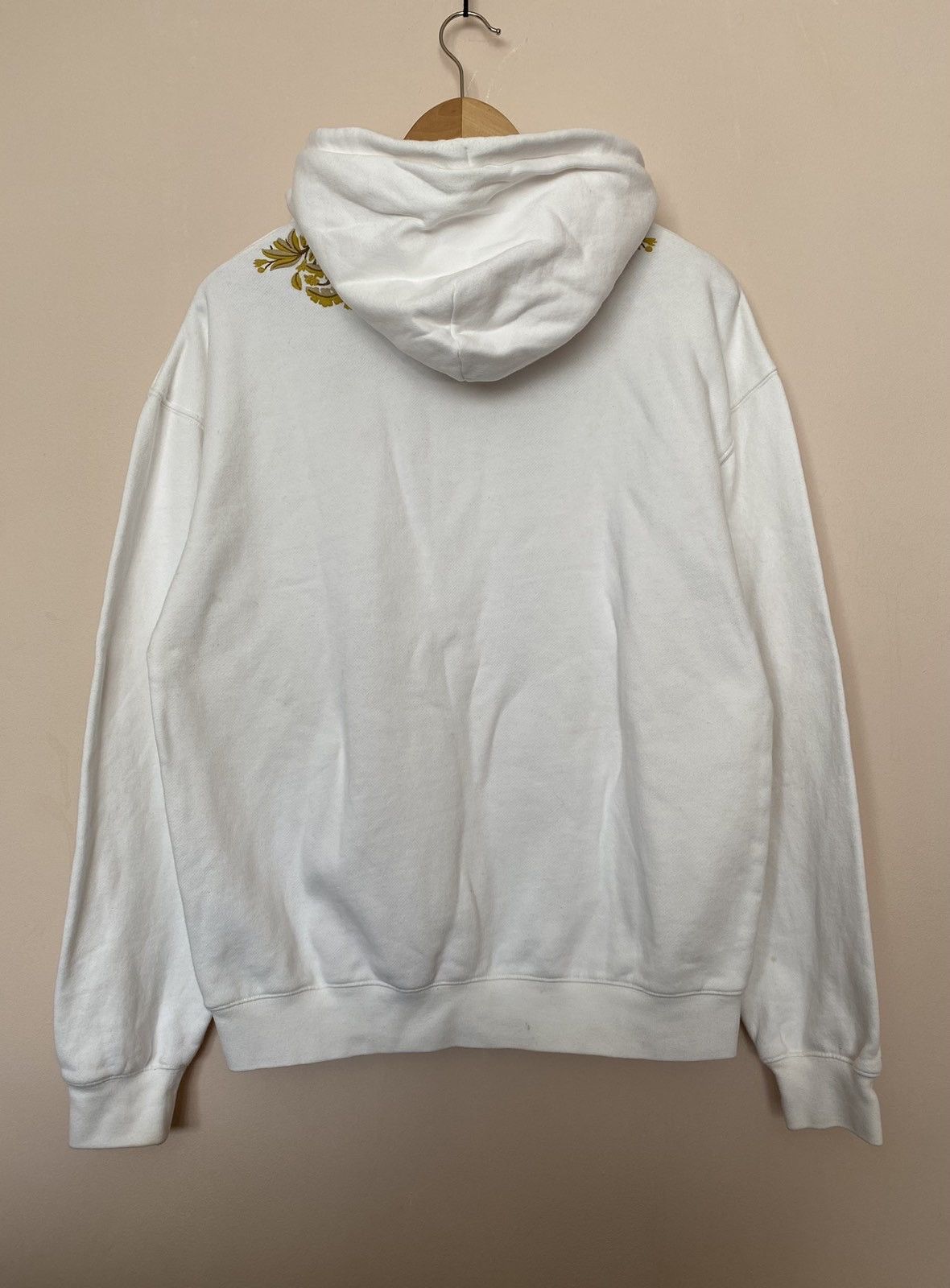 H&M × Other 🤍 H&M GIAMBATTISTA VALLI Hoodie L White Gold Embroidered Zip Size US M / EU 48-50 / 2 - 5 Thumbnail