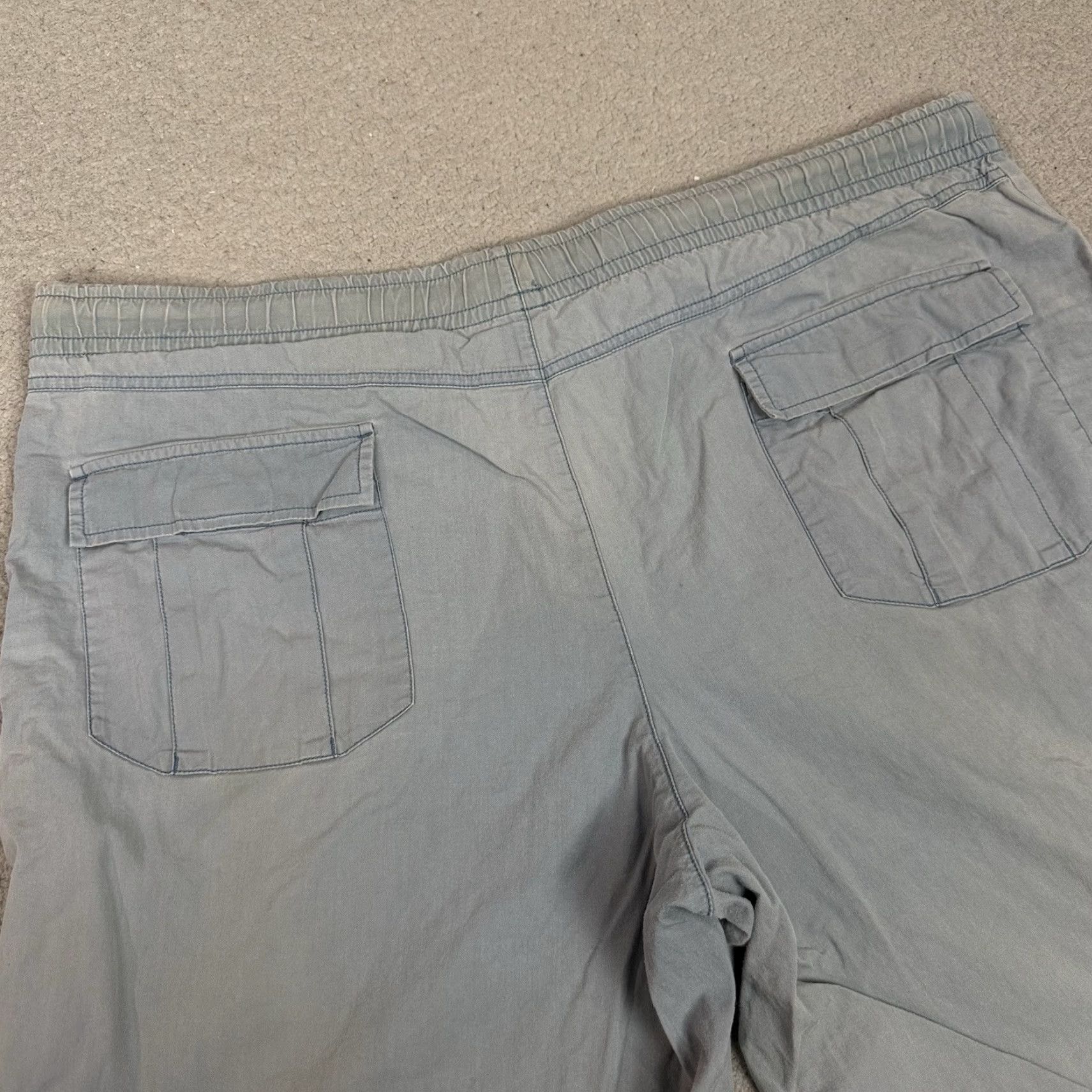 Nike VINTAGE Nike Shorts Mens XL Blue Embroidered Distressed Swoosh Rare Vtg Casual Size US 36 / EU 52 - 6 Thumbnail