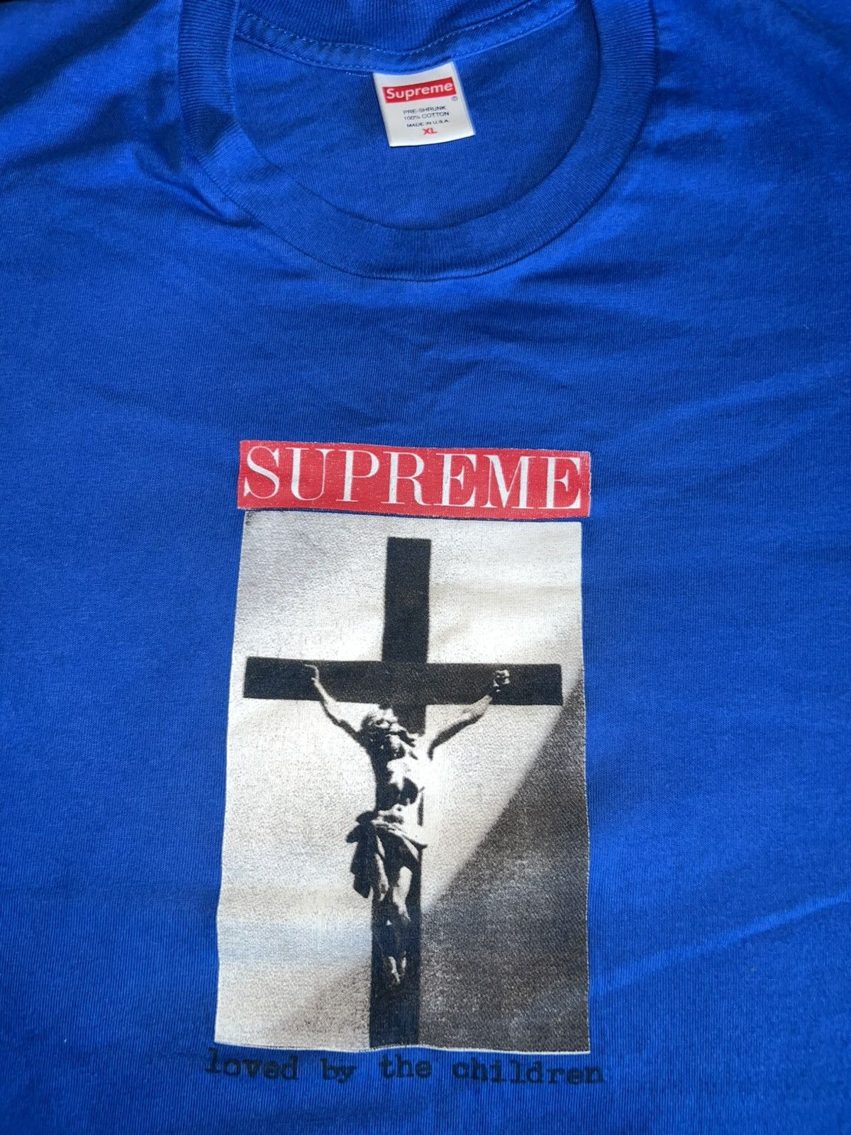 Supreme Supreme Loved by the children tee Size US XL / EU 56 / 4 - 2 Thumbnail