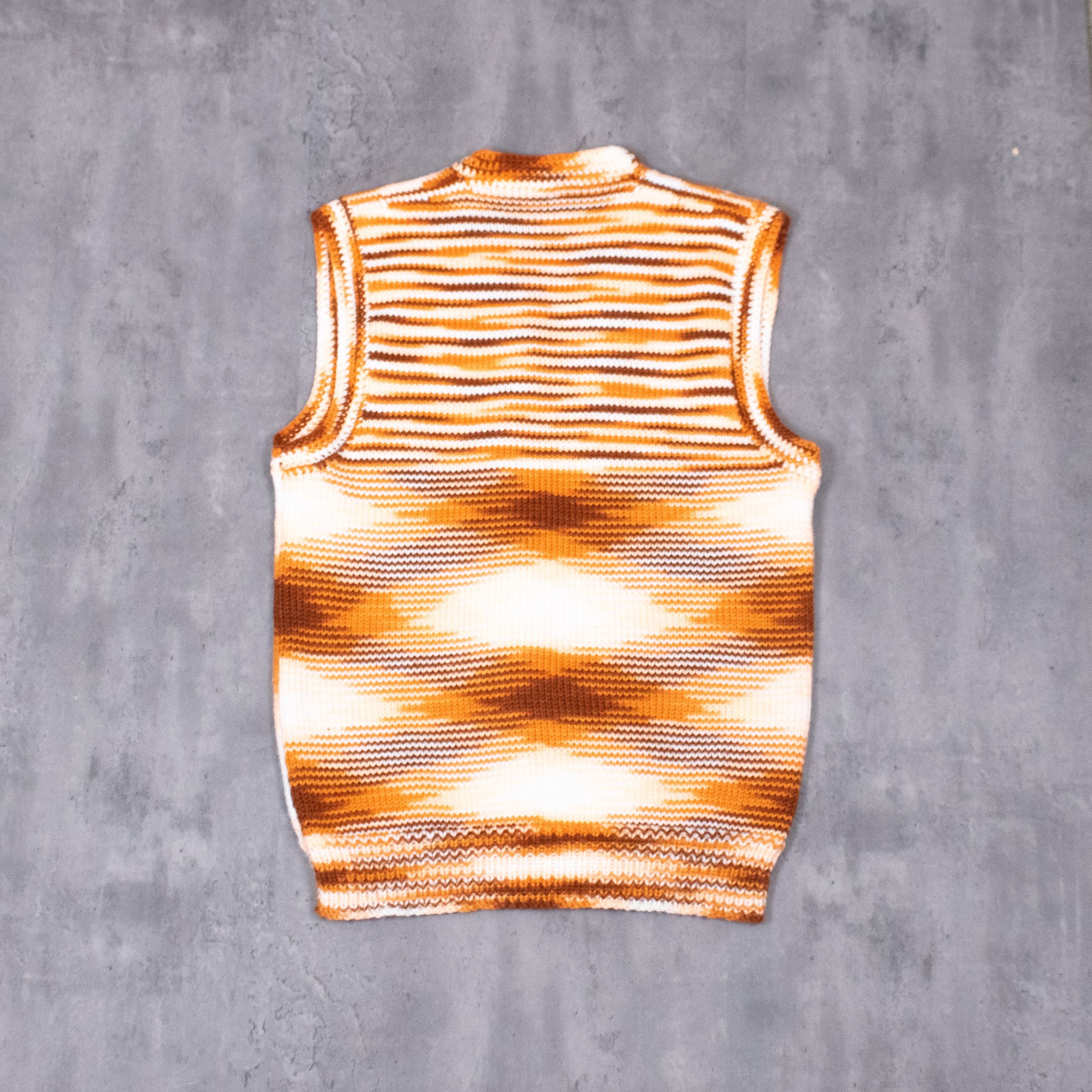 Handmade Vintage 1990's Handmade Gradient Lil Yachty Sweater Vest Size US S / EU 44-46 / 1 - 4 Thumbnail