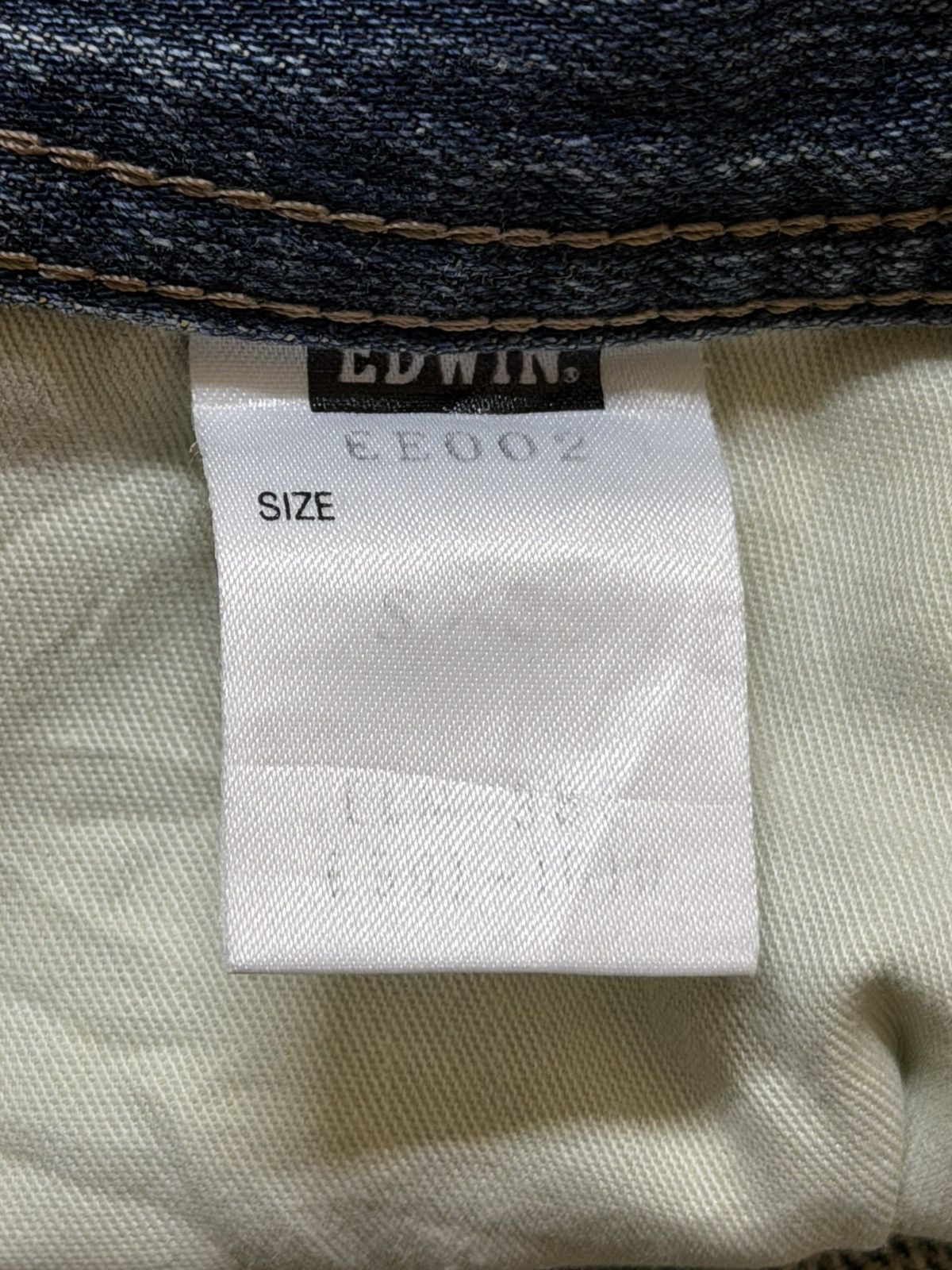 Edwin Vintage Y2K Edwin E-Function Mud Wash Faded Twisted Leg Size US 31 - 9 Thumbnail