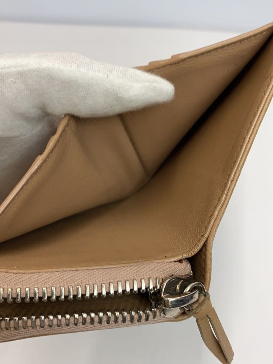 Balenciaga Balenciaga Leather Tri-Fold Wallet Beige Size ONE SIZE - 6 Thumbnail