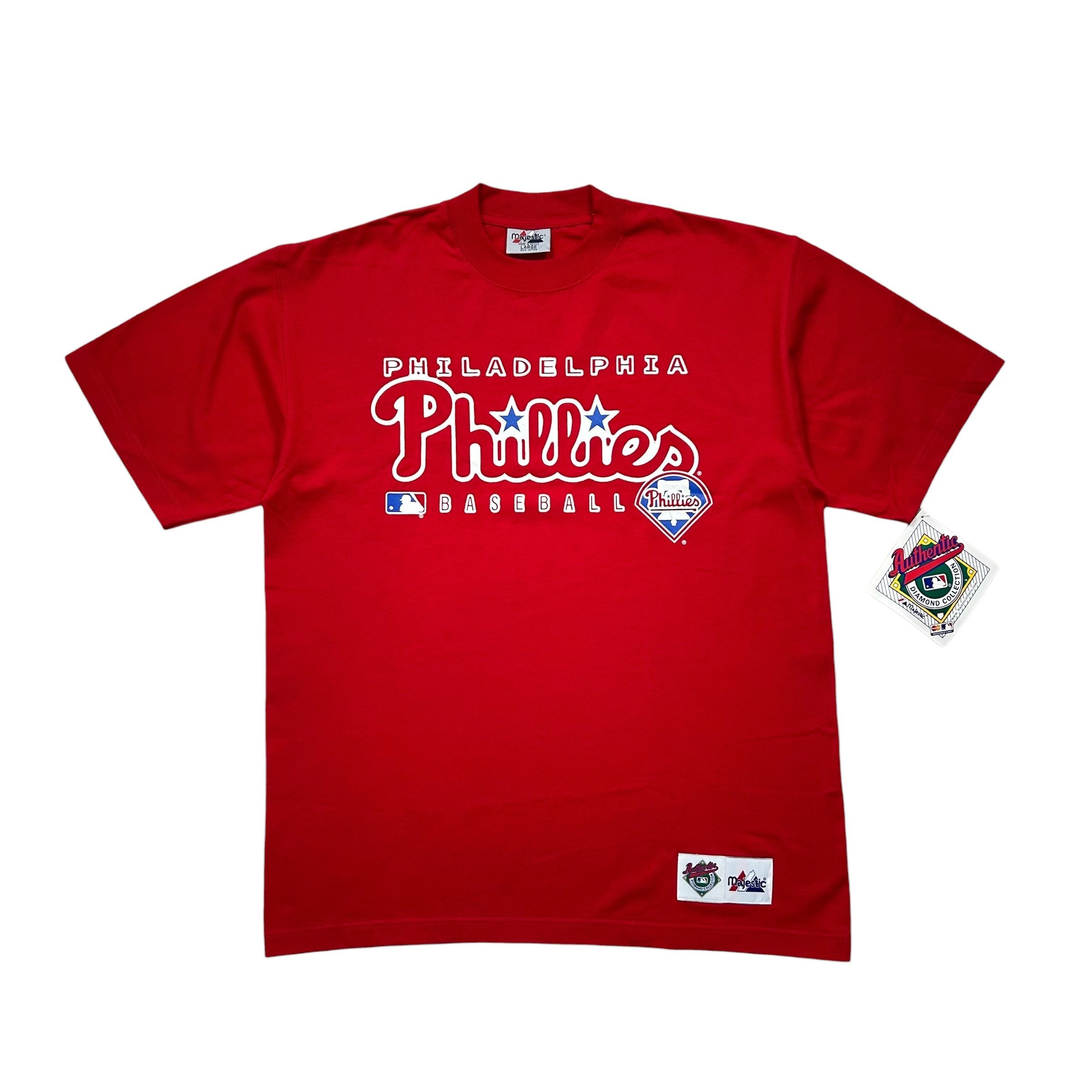 MLB VTG PHILADELPHIA PHILLIES MAJESTIC AUTHENTIC T-SHIRT Size US L / EU 52-54 / 3 - 1 Thumbnail