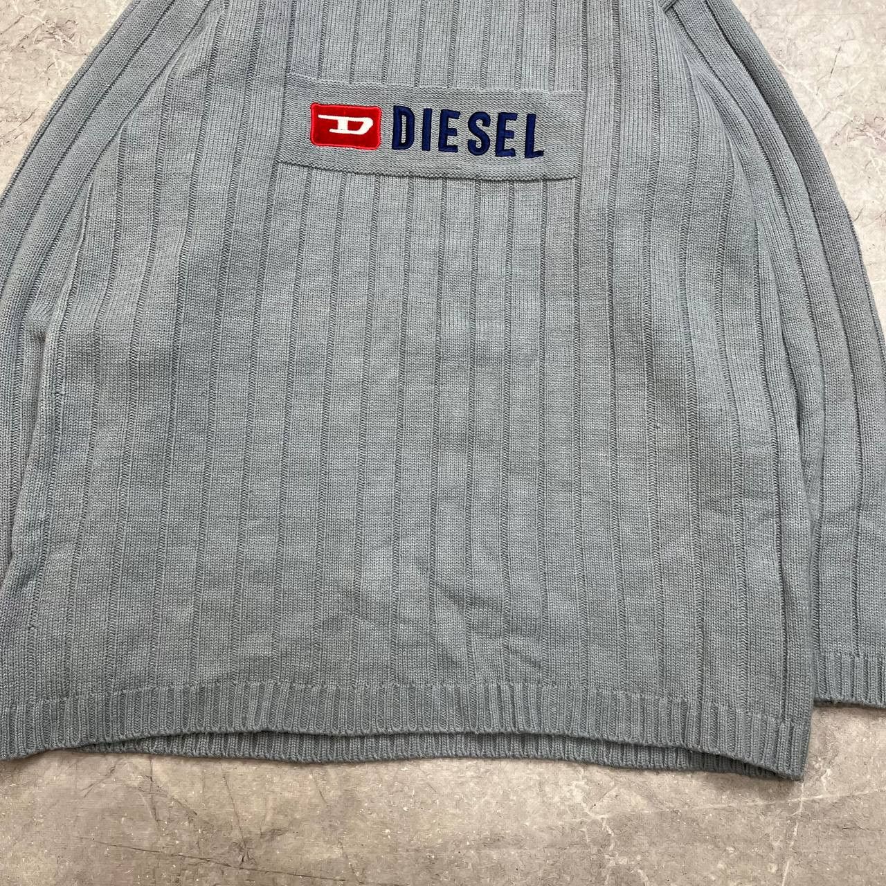 Diesel Diesel Big Logo Sweater Sweatshirt Knitwear Knitting Vintage Size US XL / EU 56 / 4 - 17 Thumbnail