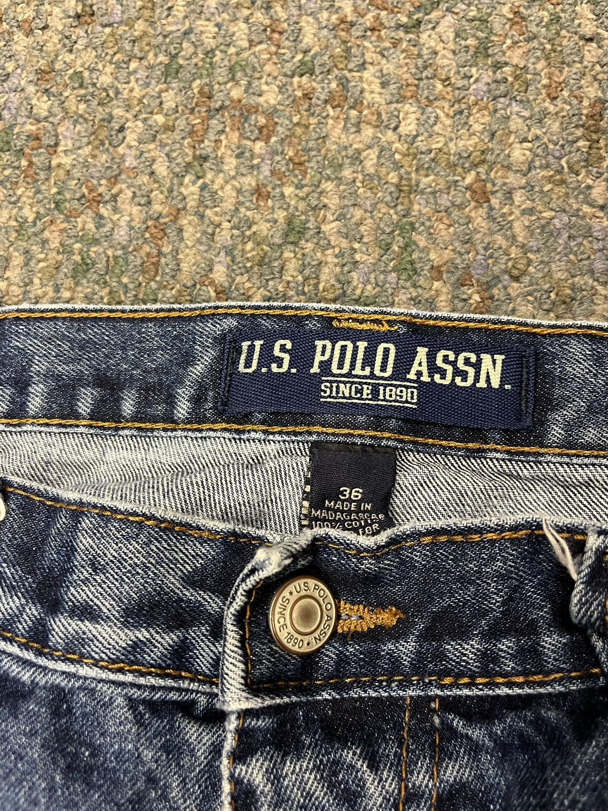 U.S. Polo Assn. Vintage polo Jean shorts Size US 36 / EU 52 - 4 Thumbnail