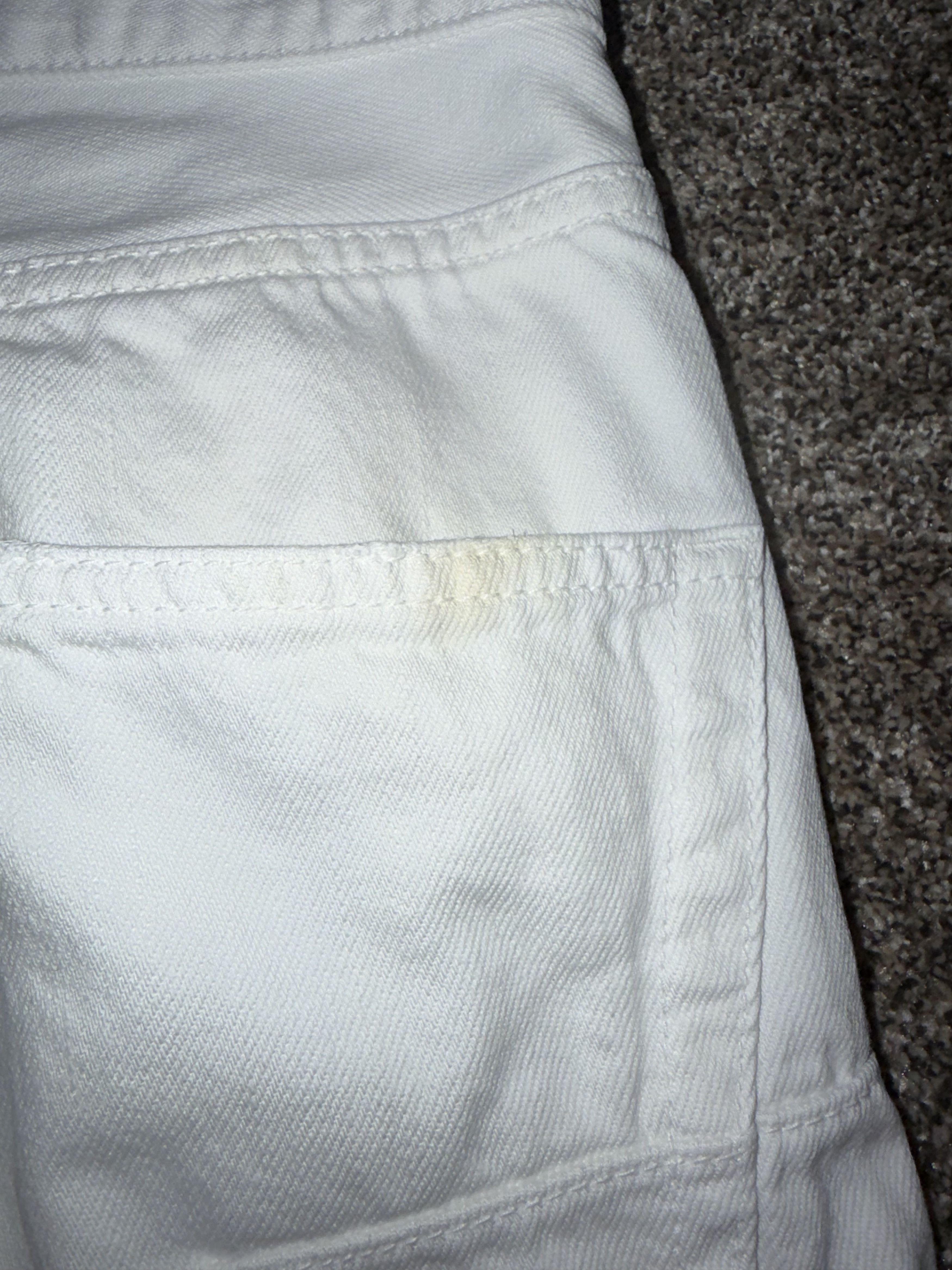 Dior Dior Crop White Denim Jeans Button Fly Fold Up Hem Size 28" / US 6 / IT 42 - 8 Thumbnail